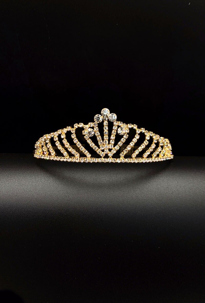 Großhändler Emily - Diadem/Tiara Kristall Krone mit Kamm