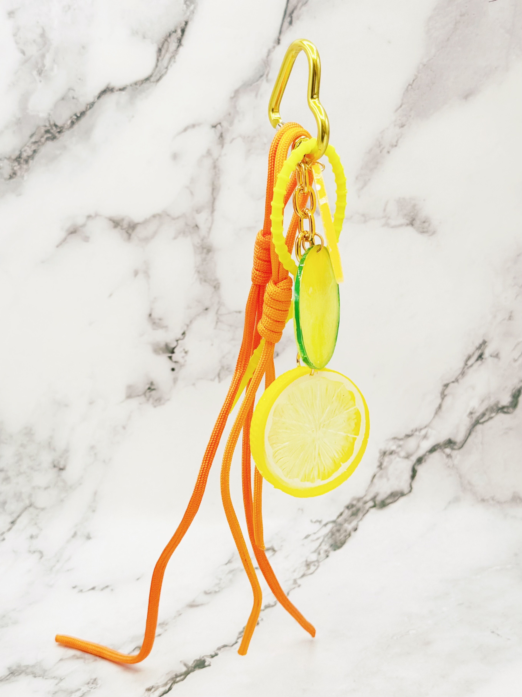 Wholesaler Emily - Lemon-Colored Bag/Keychain Accessory