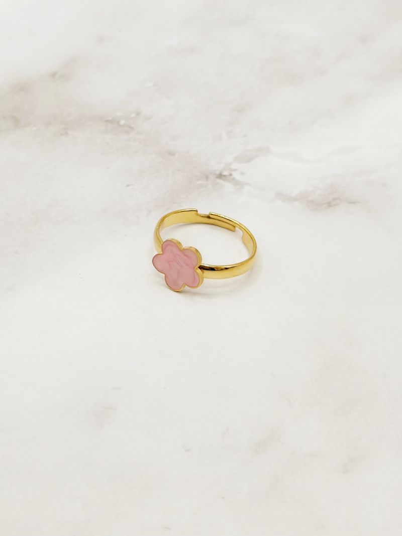 Mayorista Emily - Anillo de trébol de acero inoxidable