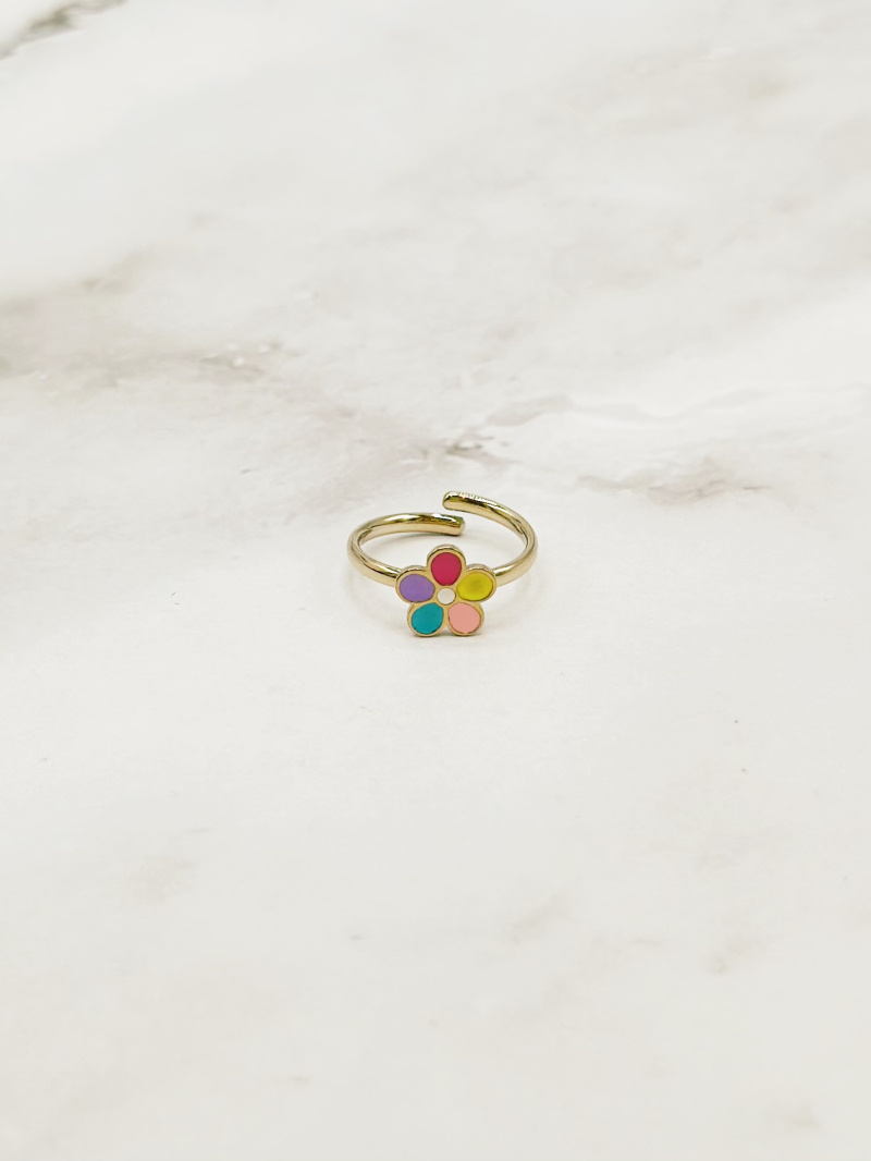 Wholesaler Emily - Adjustable stainless steel ring for children Cat