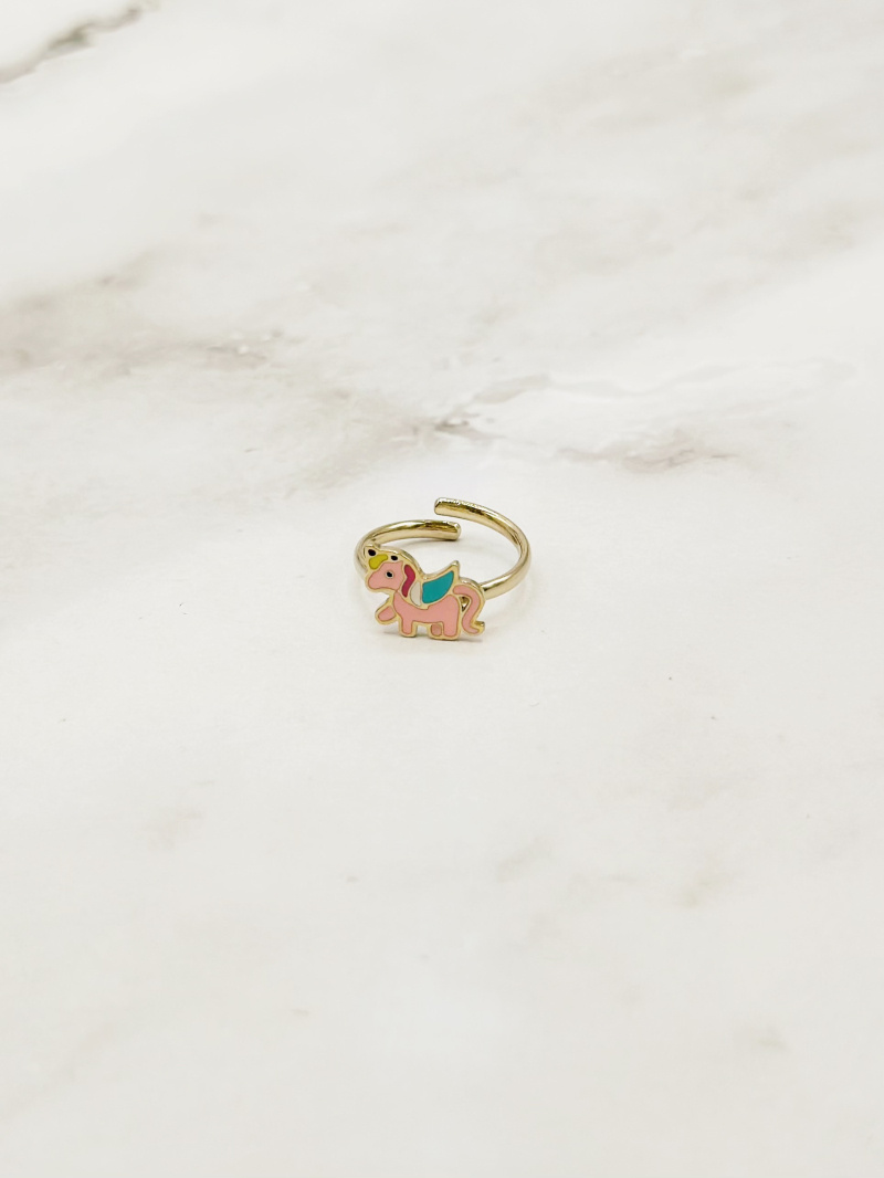 Wholesaler Emily - Adjustable stainless steel ring for children Cat
