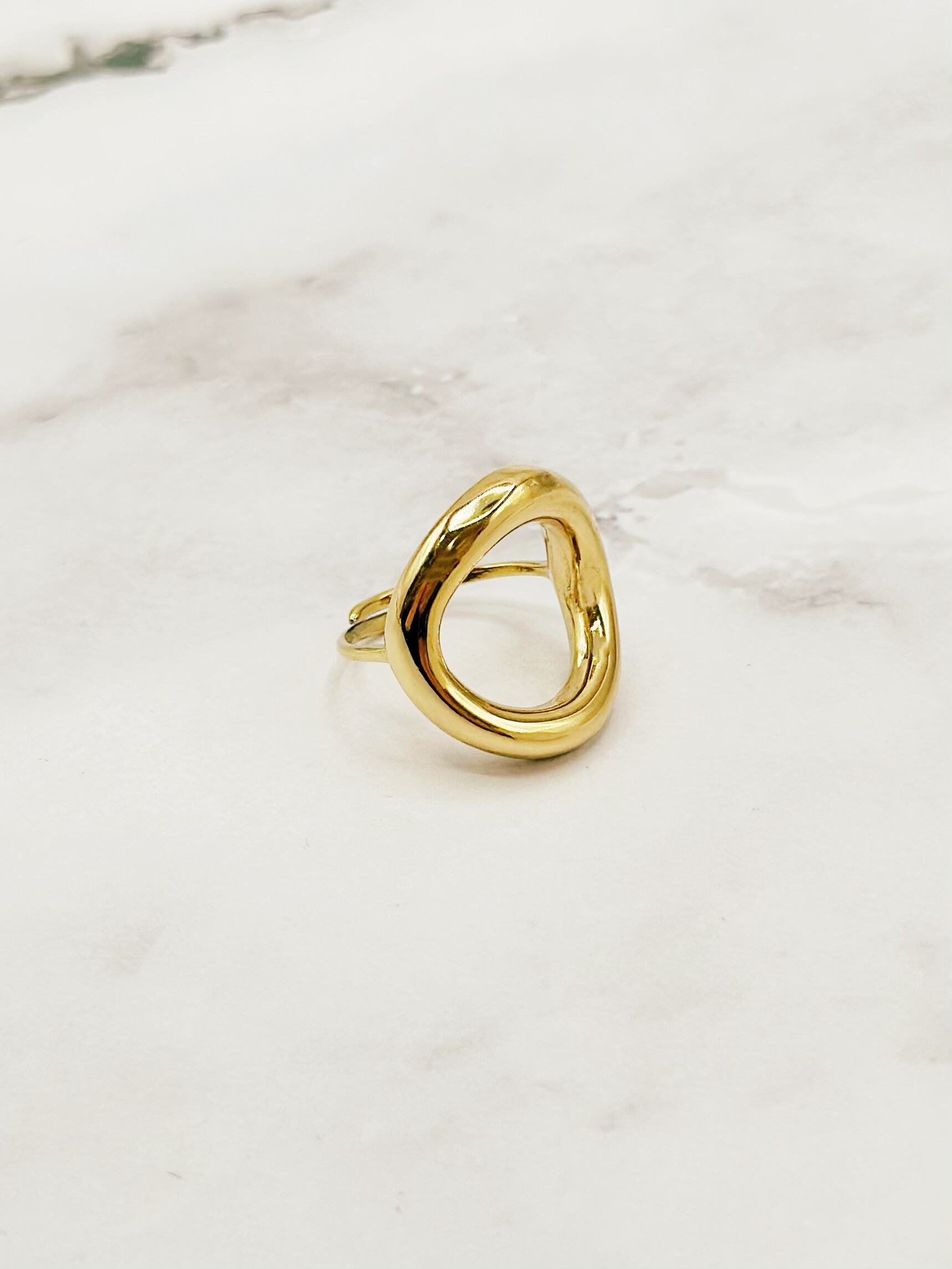 Mayorista Emily - Anillo ajustable de acero inoxidable para niños Gato