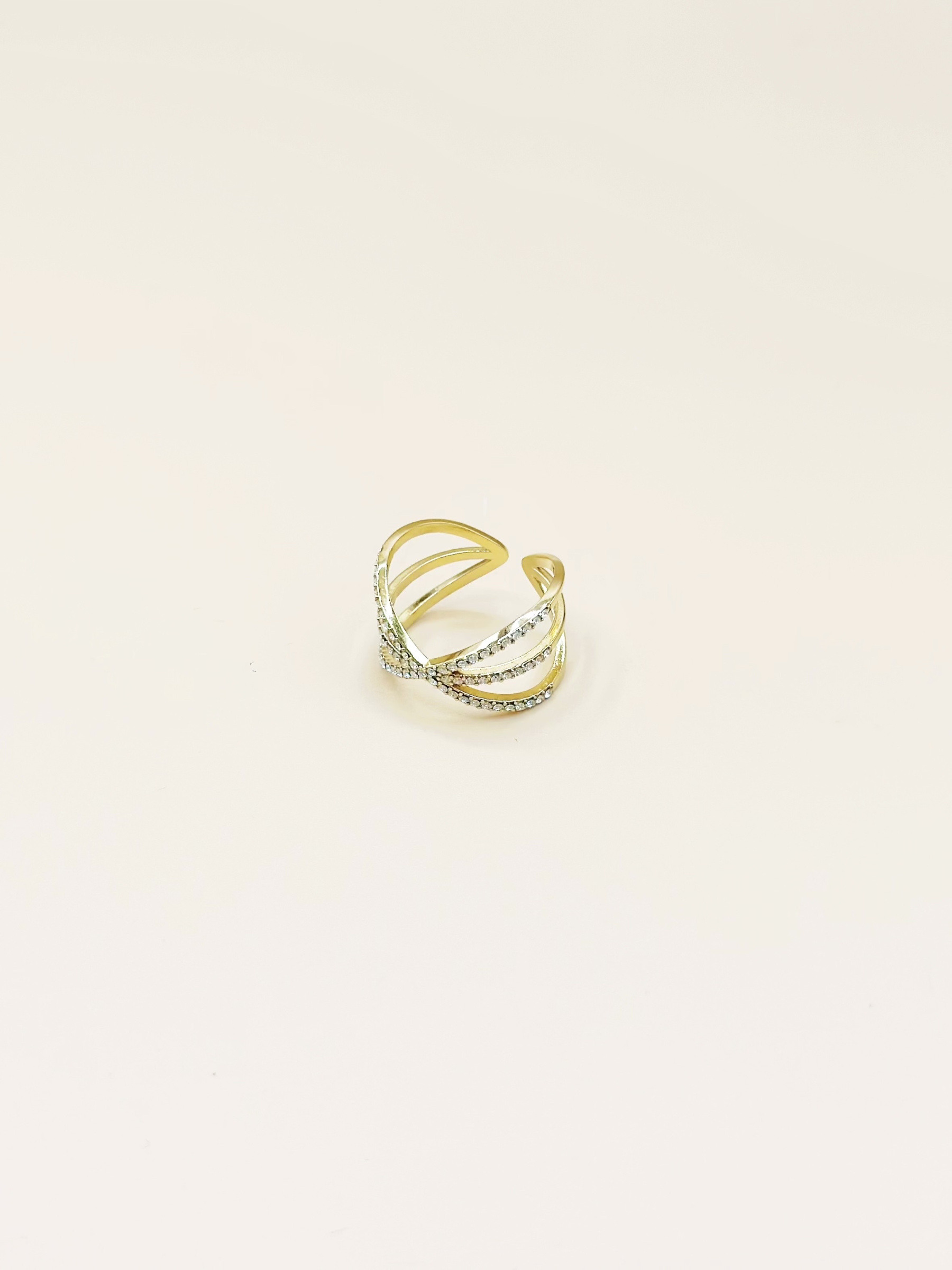 Grossiste Emily - Bague ajustable en acier inoxydable