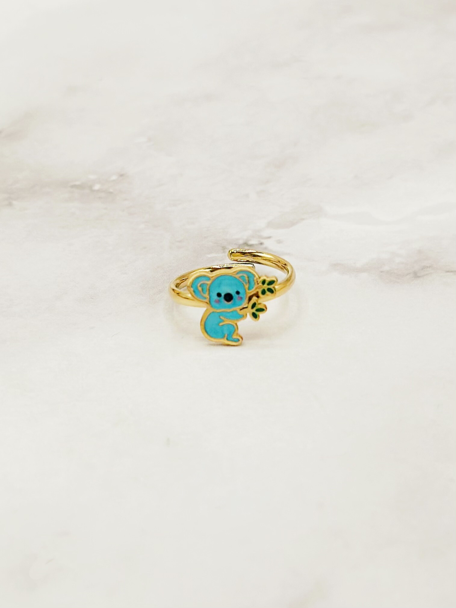 Wholesaler Emily - Adjustable stainless steel ring for children Cat