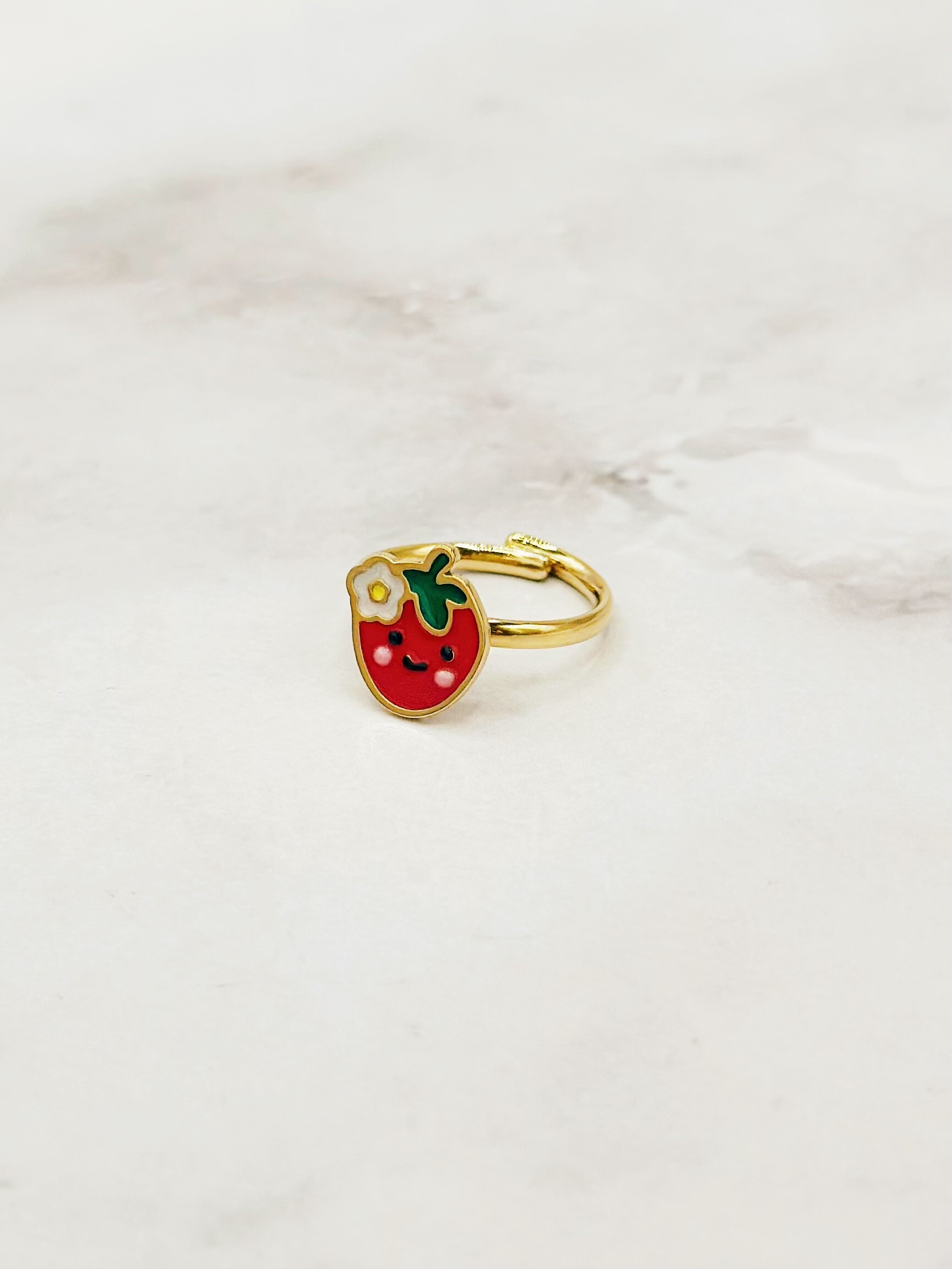 Wholesaler Emily - Adjustable stainless steel ring for children Cat