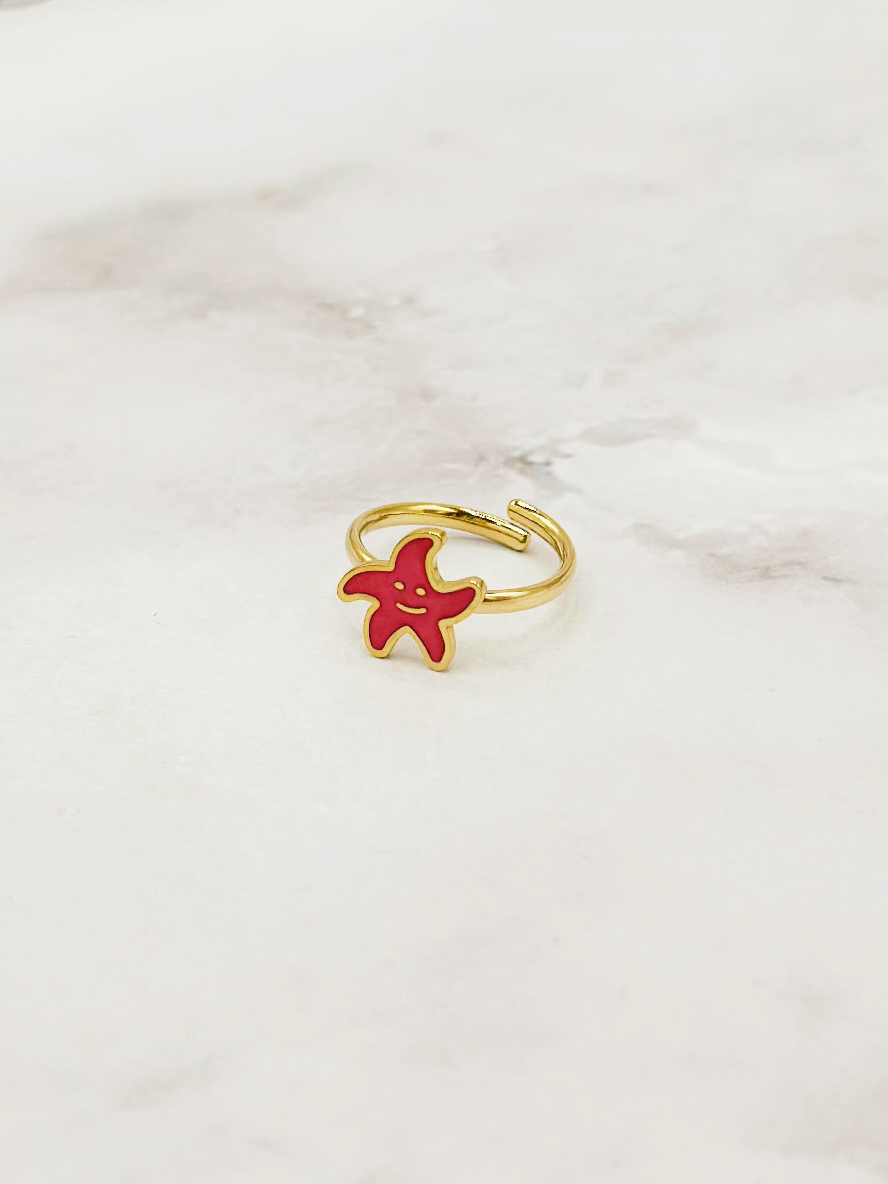 Wholesaler Emily - Adjustable stainless steel ring for children Cat
