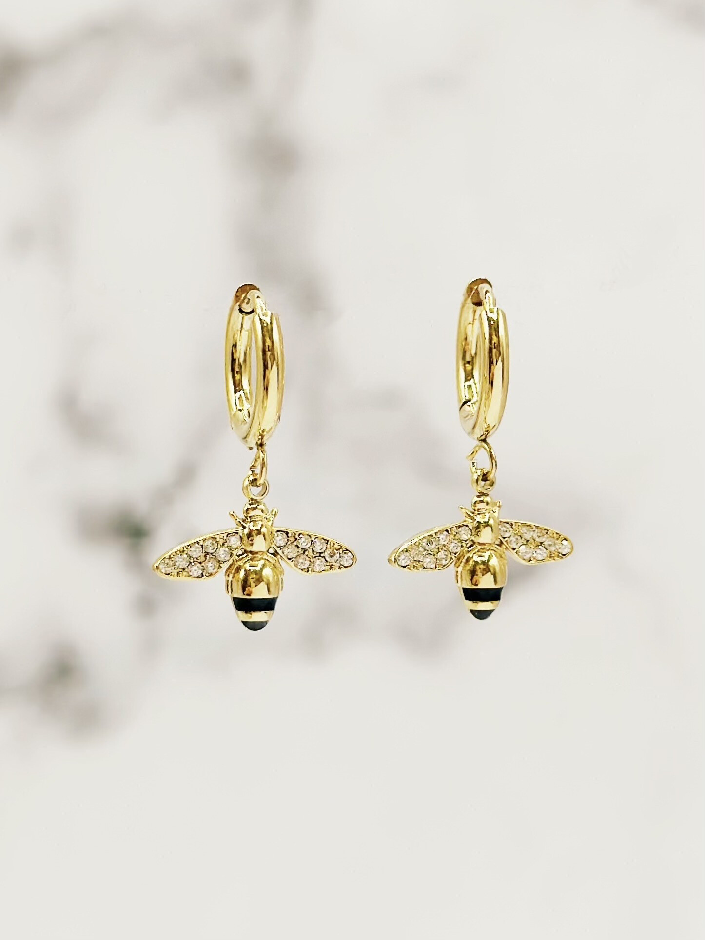 Wholesaler Emily - Stainless steel earrings Bee