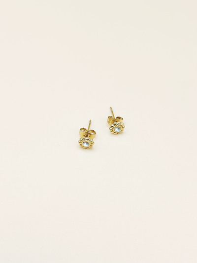 Mayorista Emily - Pendientes de acero inoxidable dorado Diseño de flores Mayorista Emily - Pendientes de acero inoxidable dorado Diseño de flores