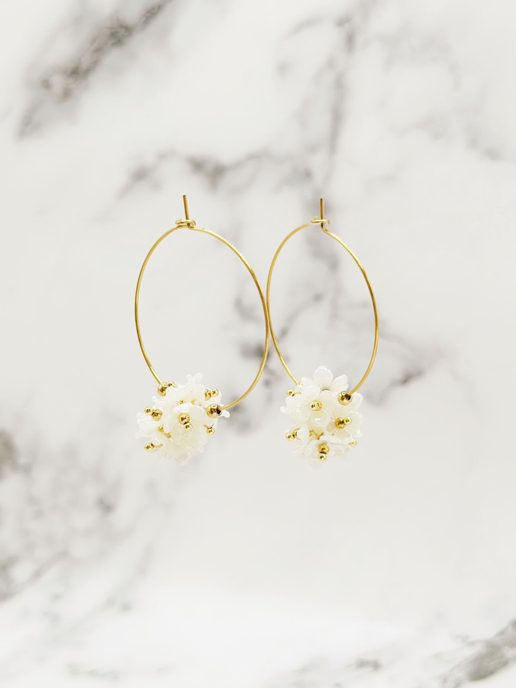 Wholesaler Emily - Creole stainless steel earrings