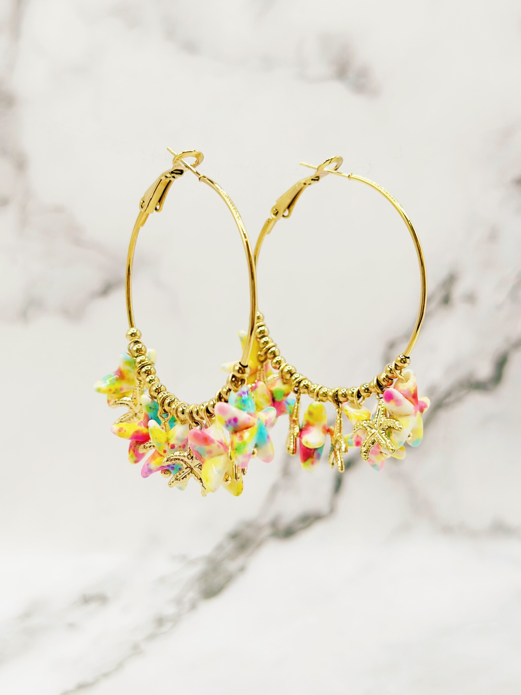 Wholesaler Emily - Creole stainless steel earrings
