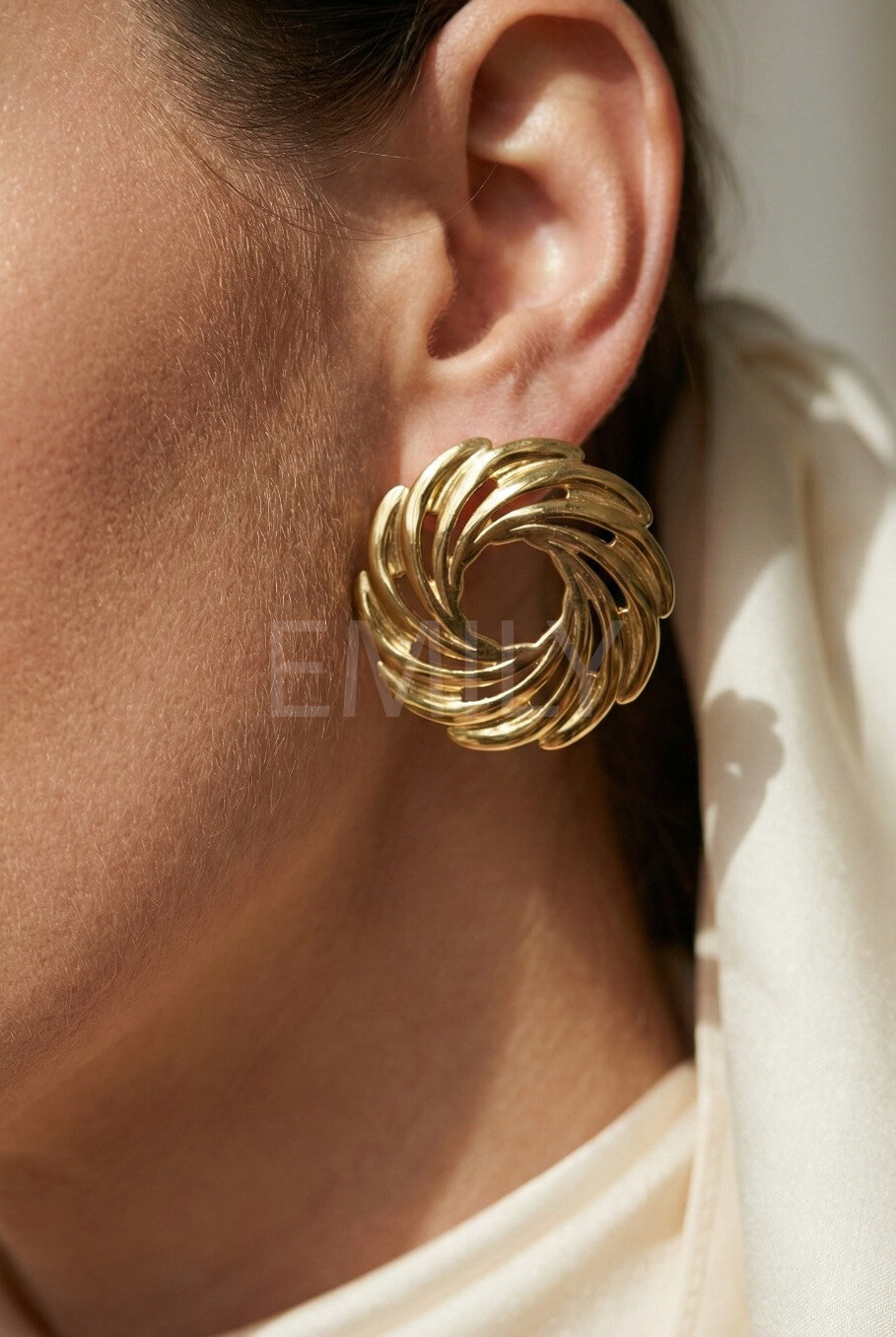 Mayorista Emily - Pendientes de acero inoxidable