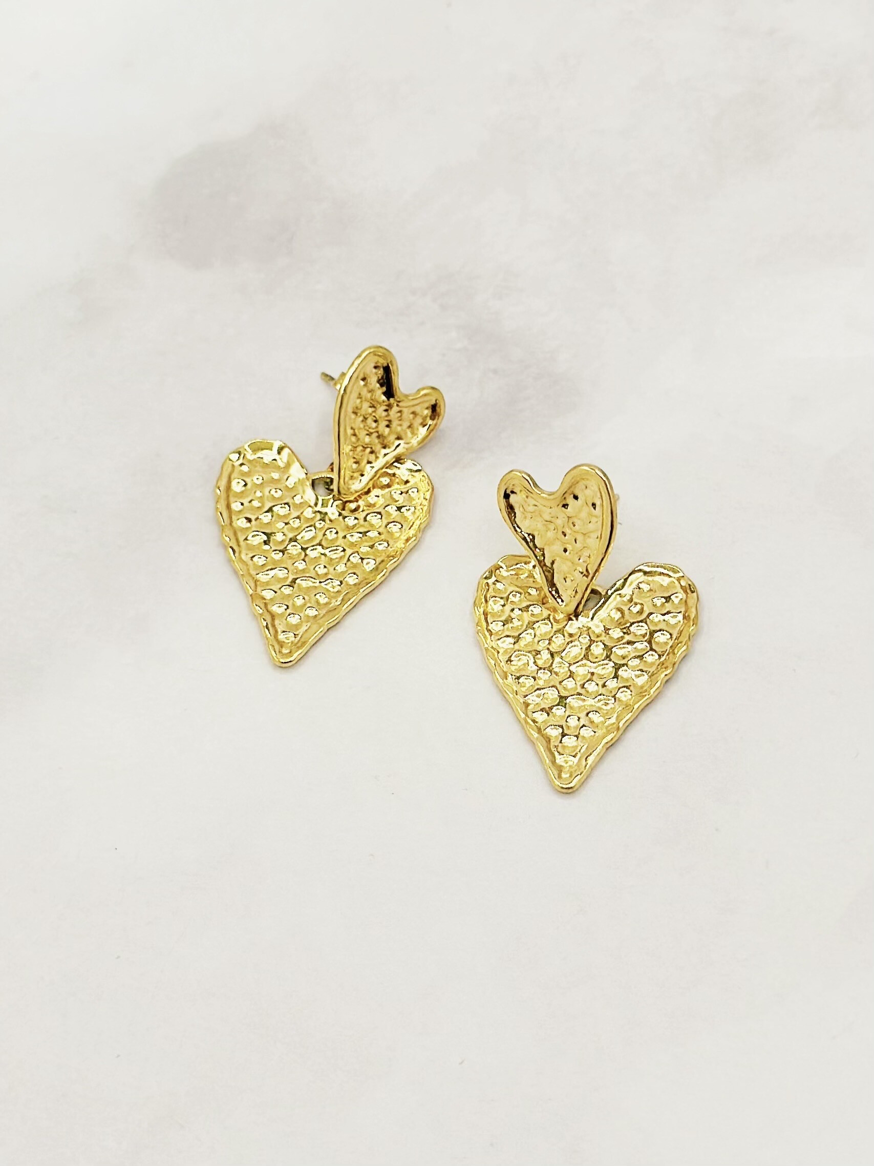 Mayorista Emily - Pendientes de acero con estrella de mar y perla blanca