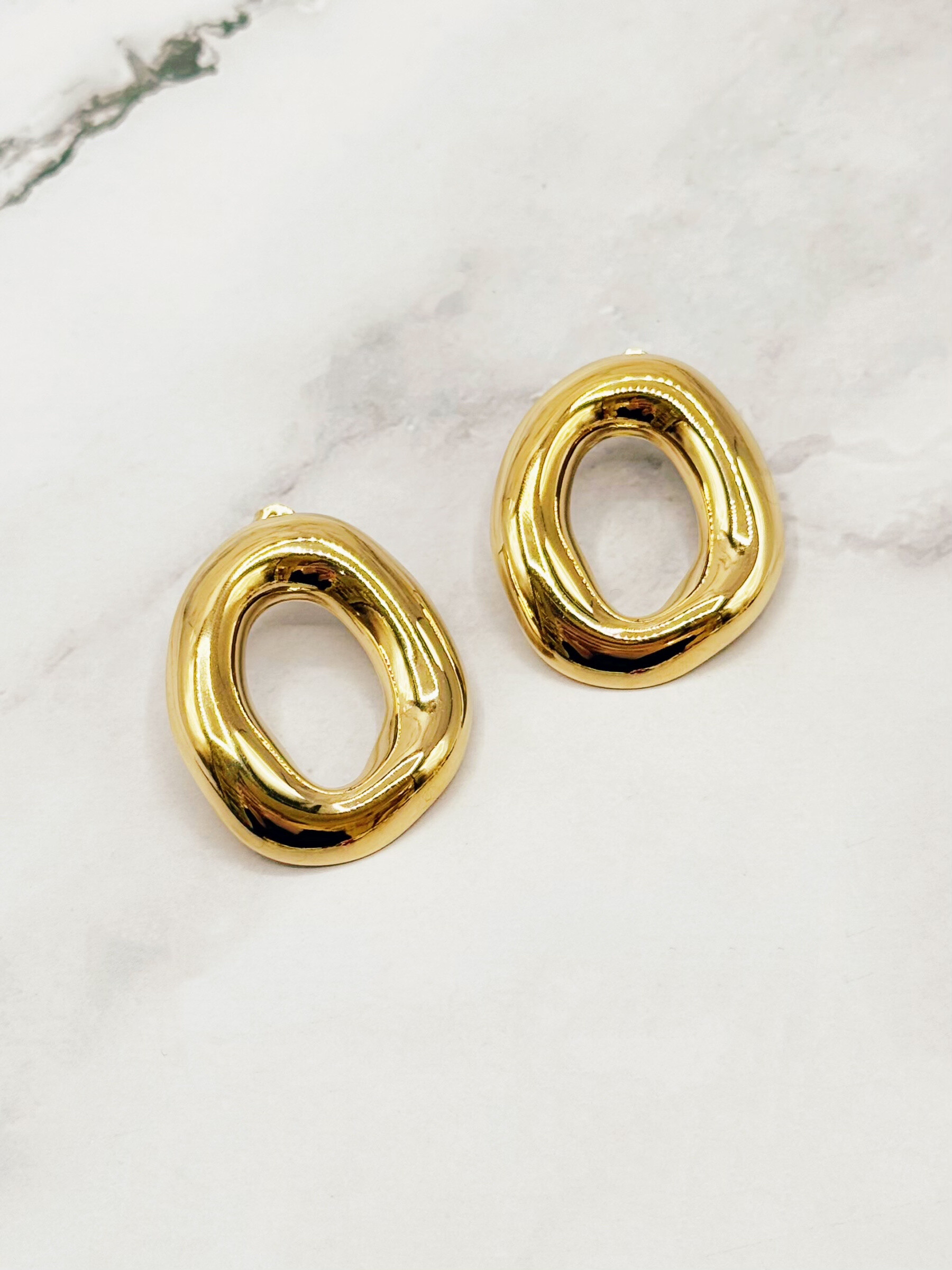 Grossiste Emily - Boucles d'oreilles en acier inoxydable