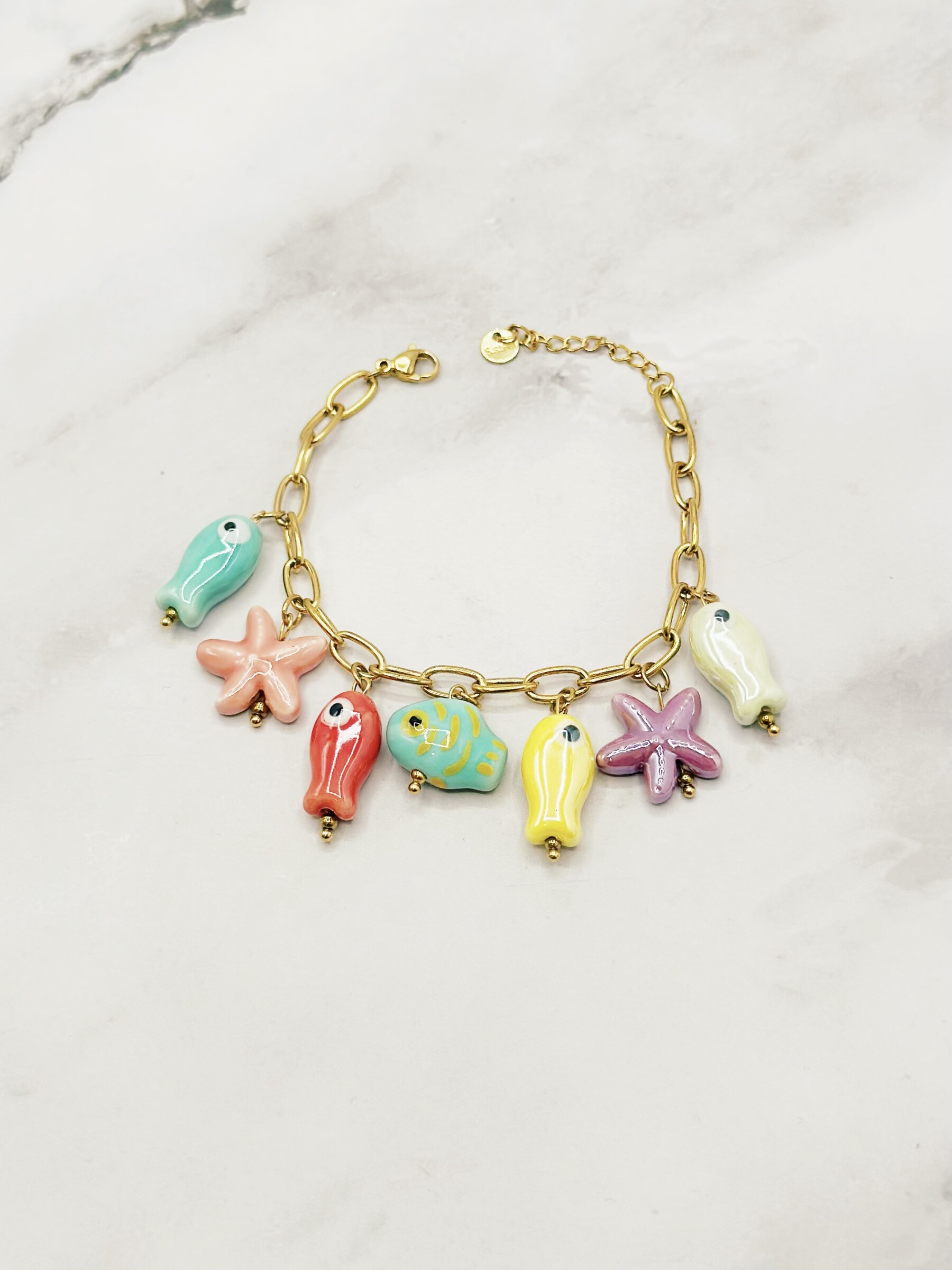 Wholesaler Emily - Adjustable stainless steel bracelet Charms