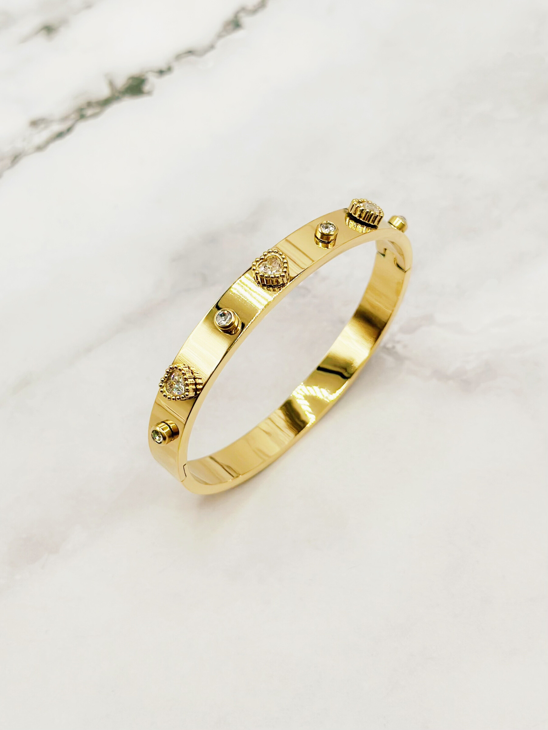 Wholesaler Emily - Open stainless steel bangle