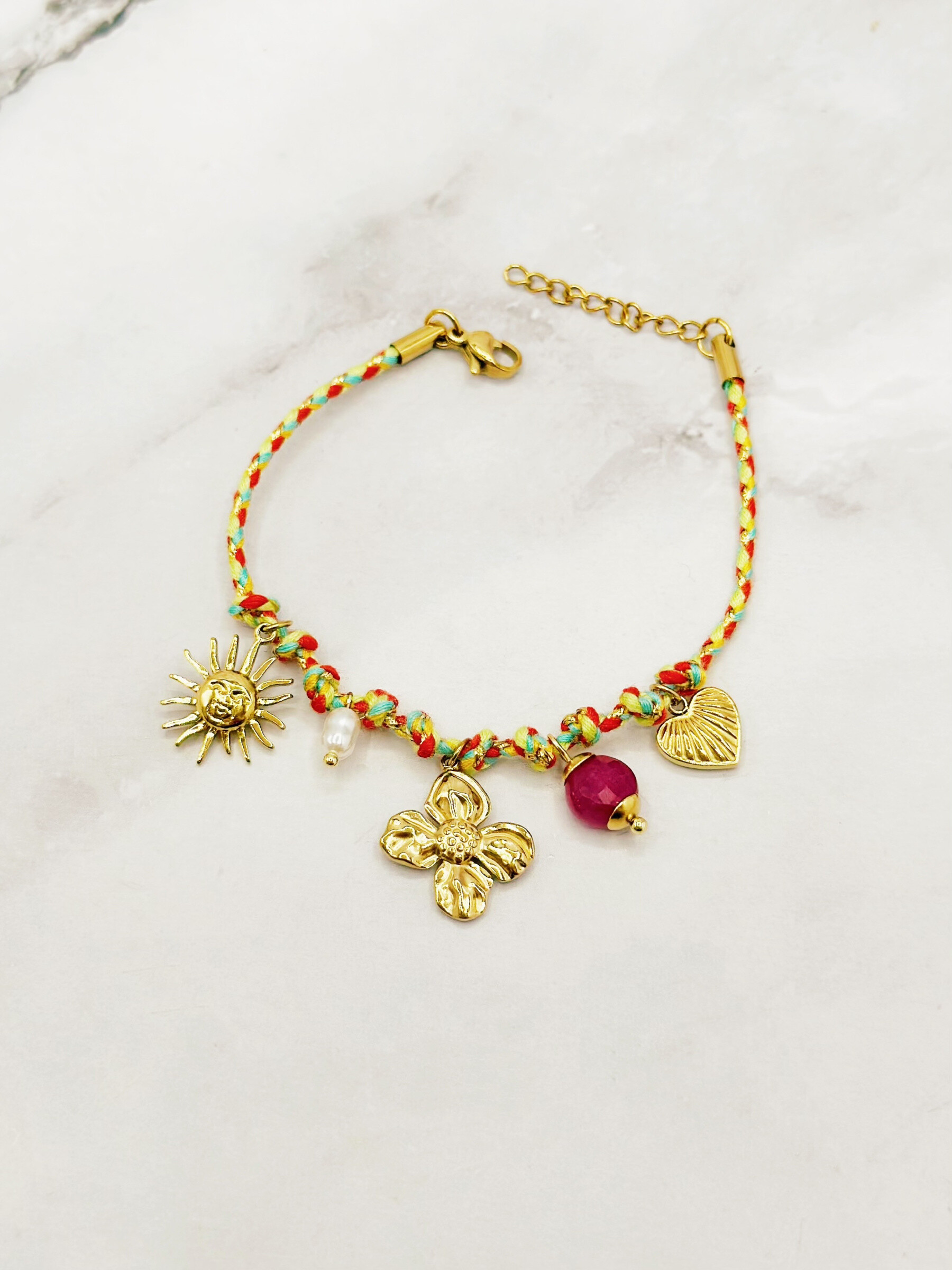 Wholesaler Emily - Adjustable stainless steel bracelet Charms