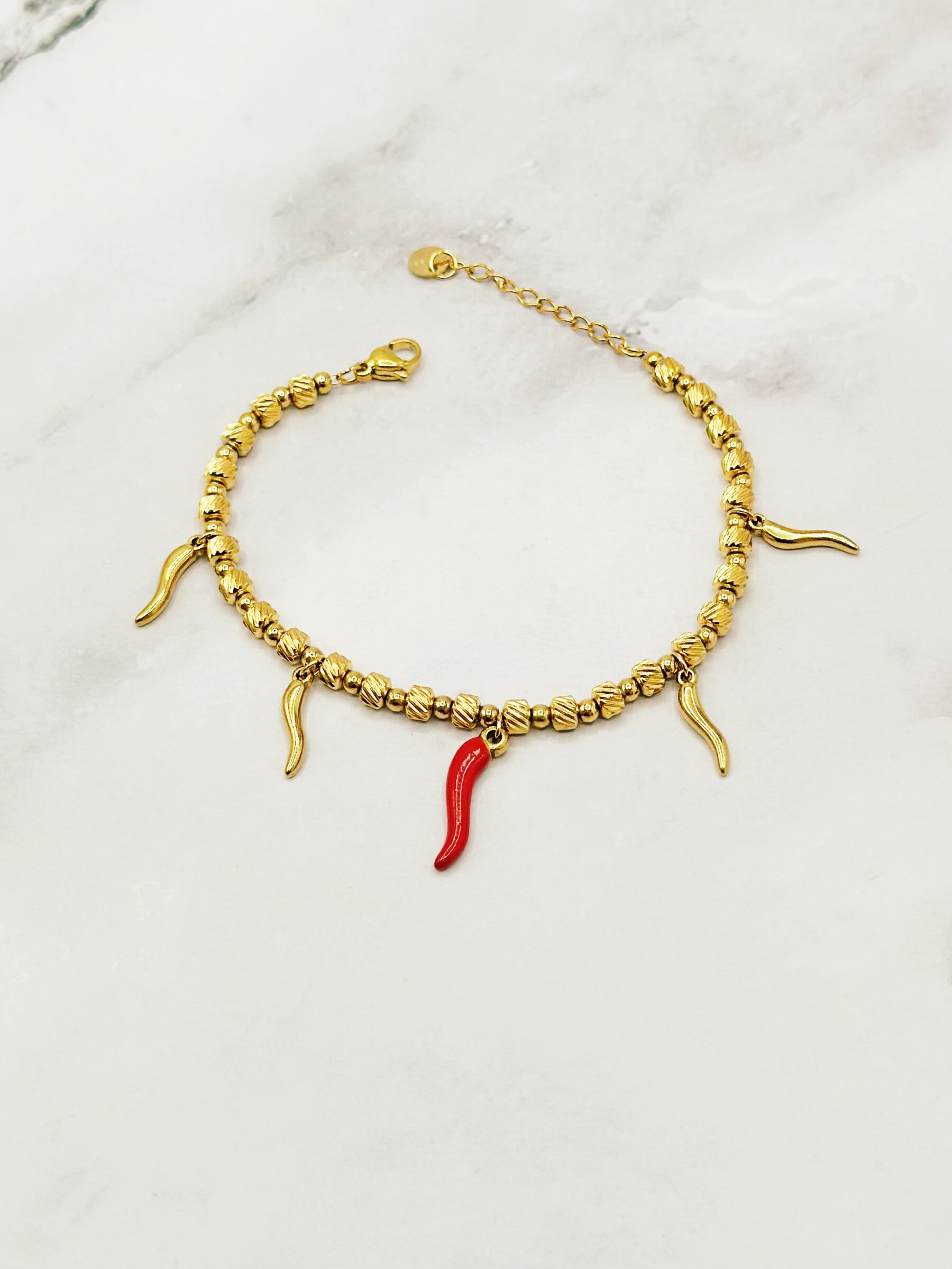 Wholesaler Emily - Adjustable stainless steel bracelet Charms