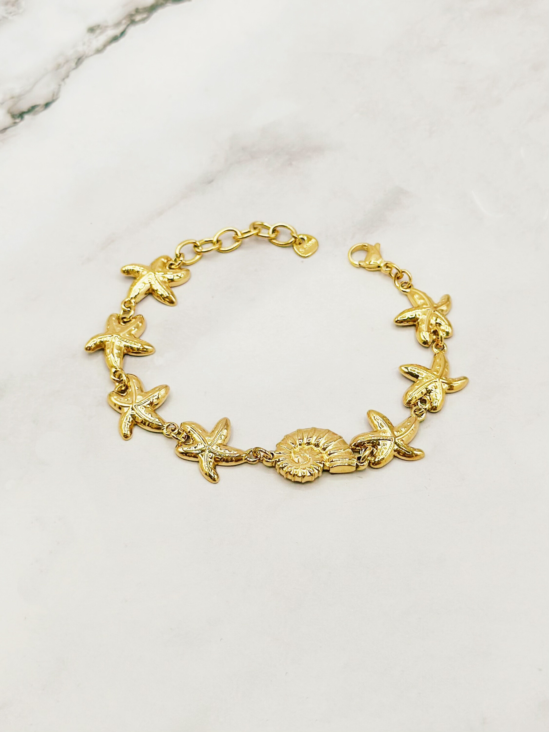 Mayorista Emily - Collar ajustable de acero Conchas