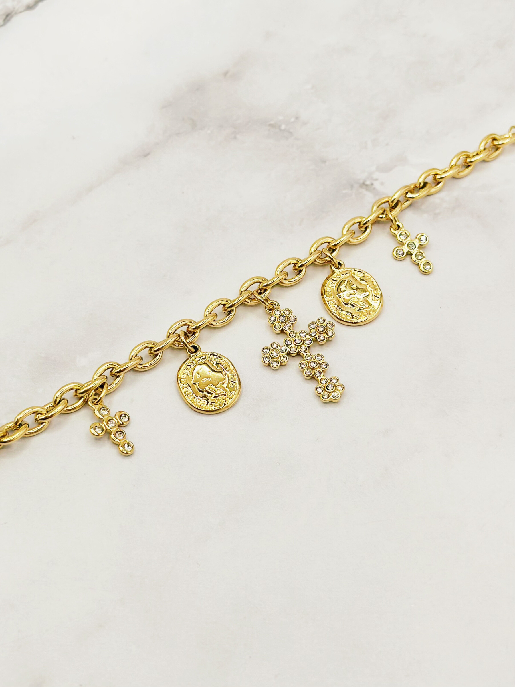 Mayorista Emily - Collar ajustable de acero Conchas