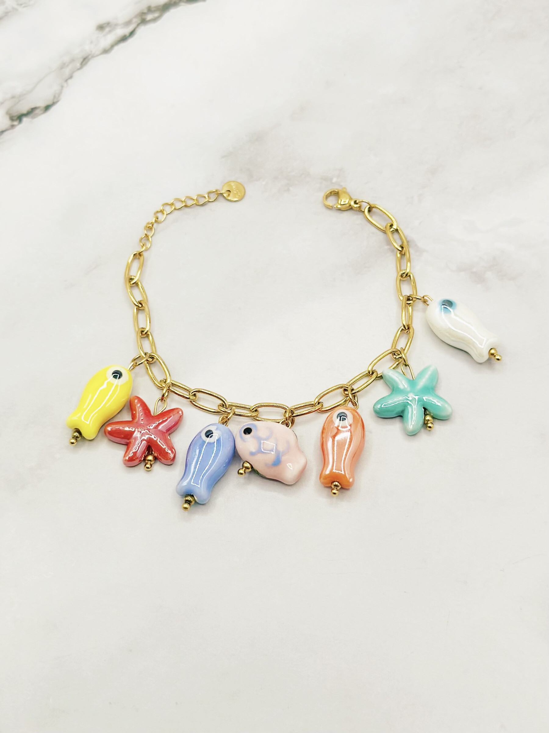 Wholesaler Emily - Adjustable stainless steel bracelet Charms