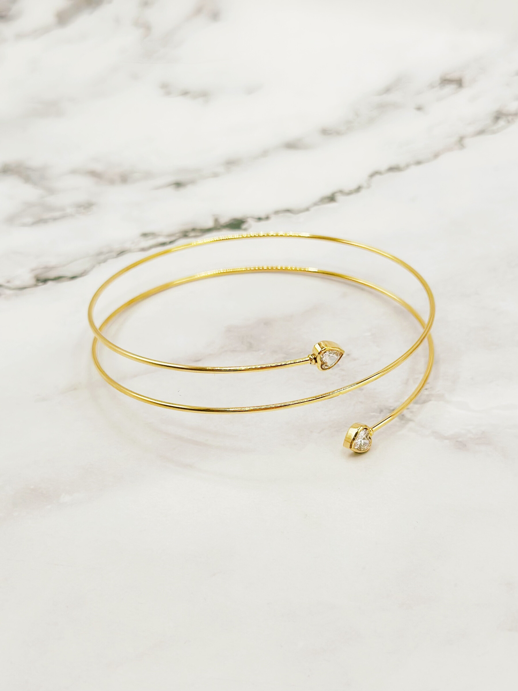 Wholesaler Emily - Open stainless steel bangle