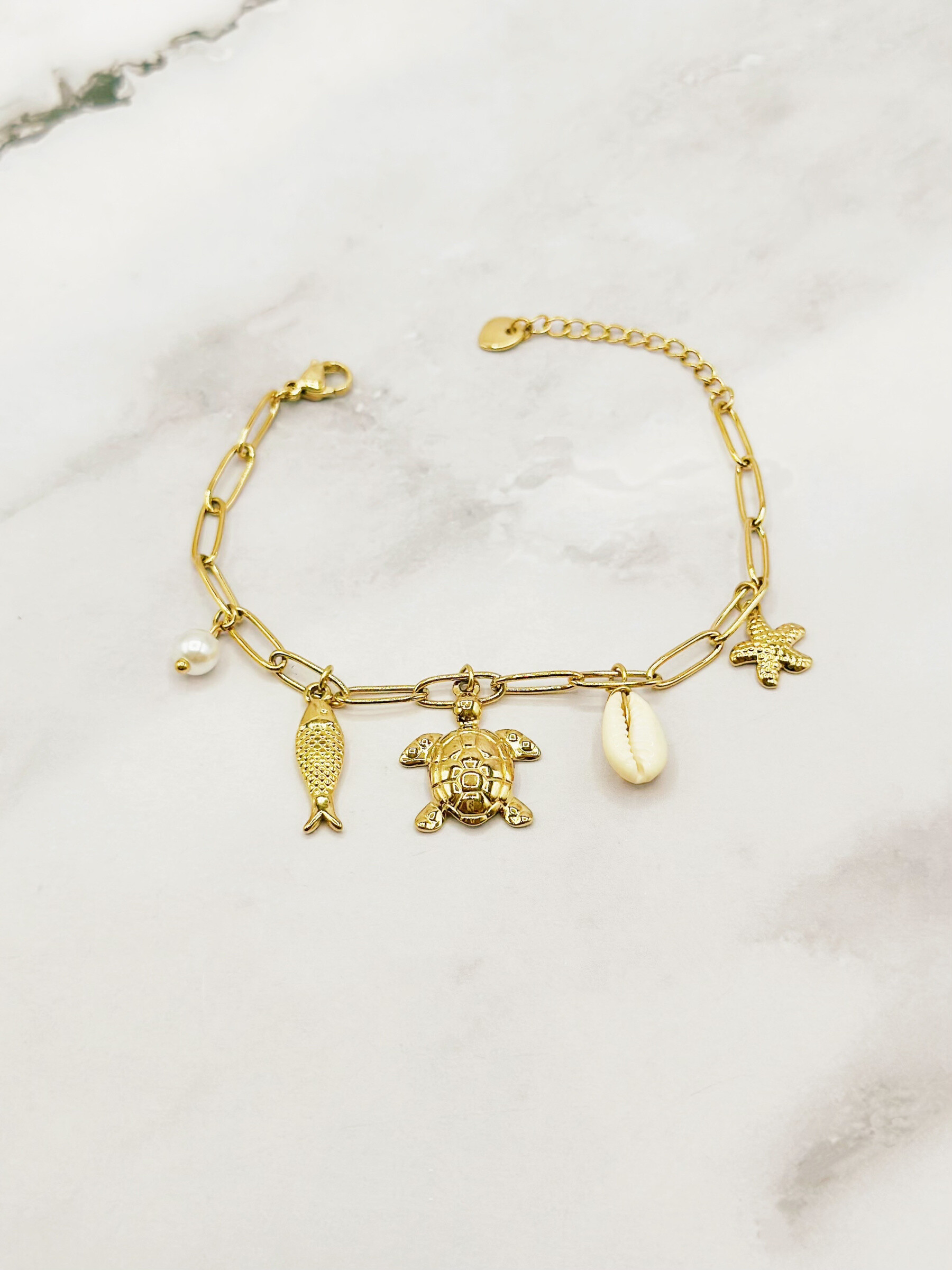 Wholesaler Emily - Adjustable stainless steel bracelet Charms