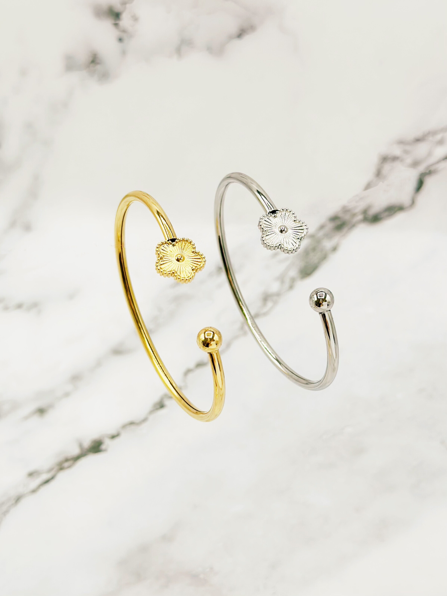 Wholesaler Emily - Open stainless steel bangle