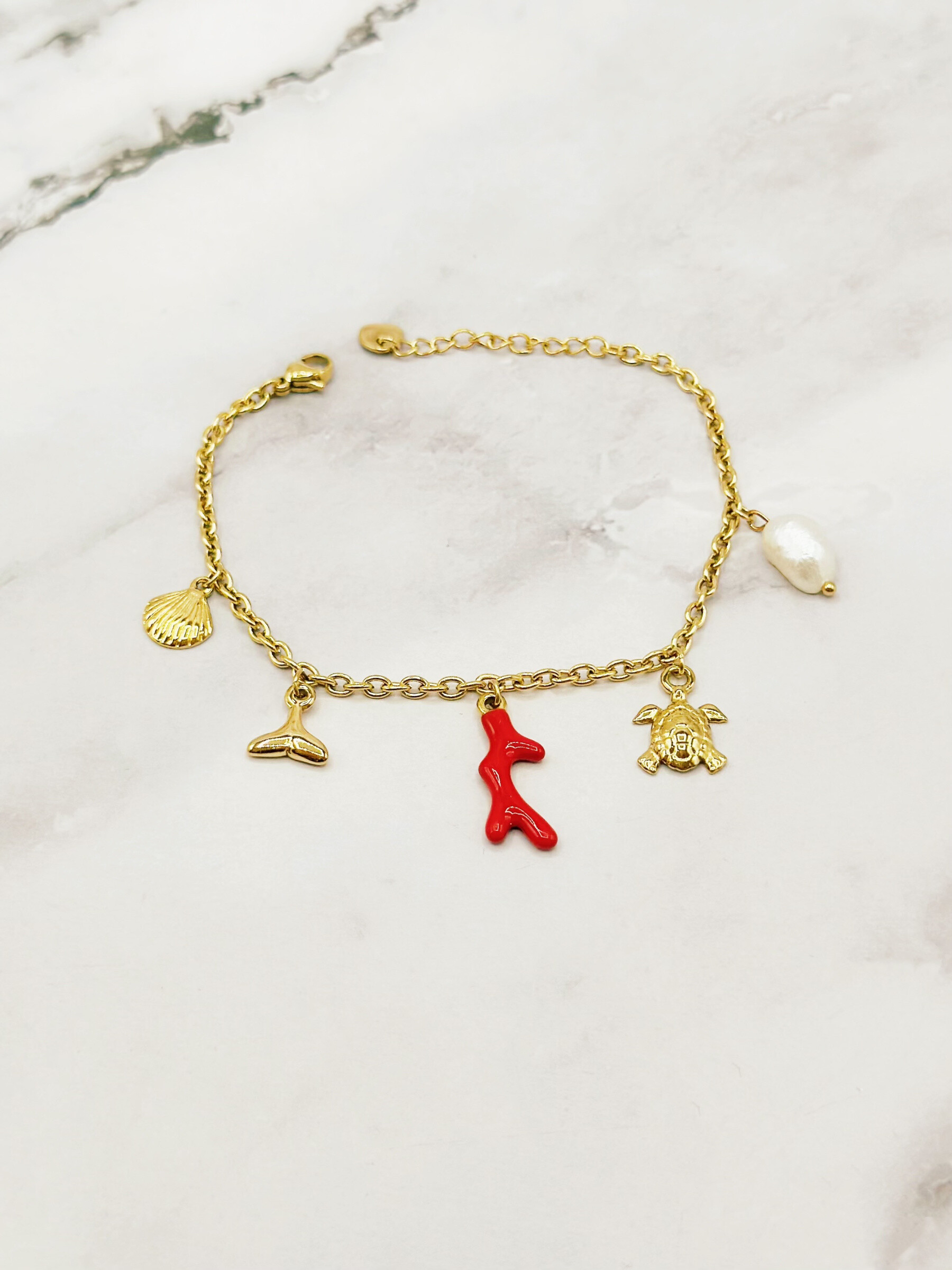 Wholesaler Emily - Adjustable stainless steel bracelet Charms