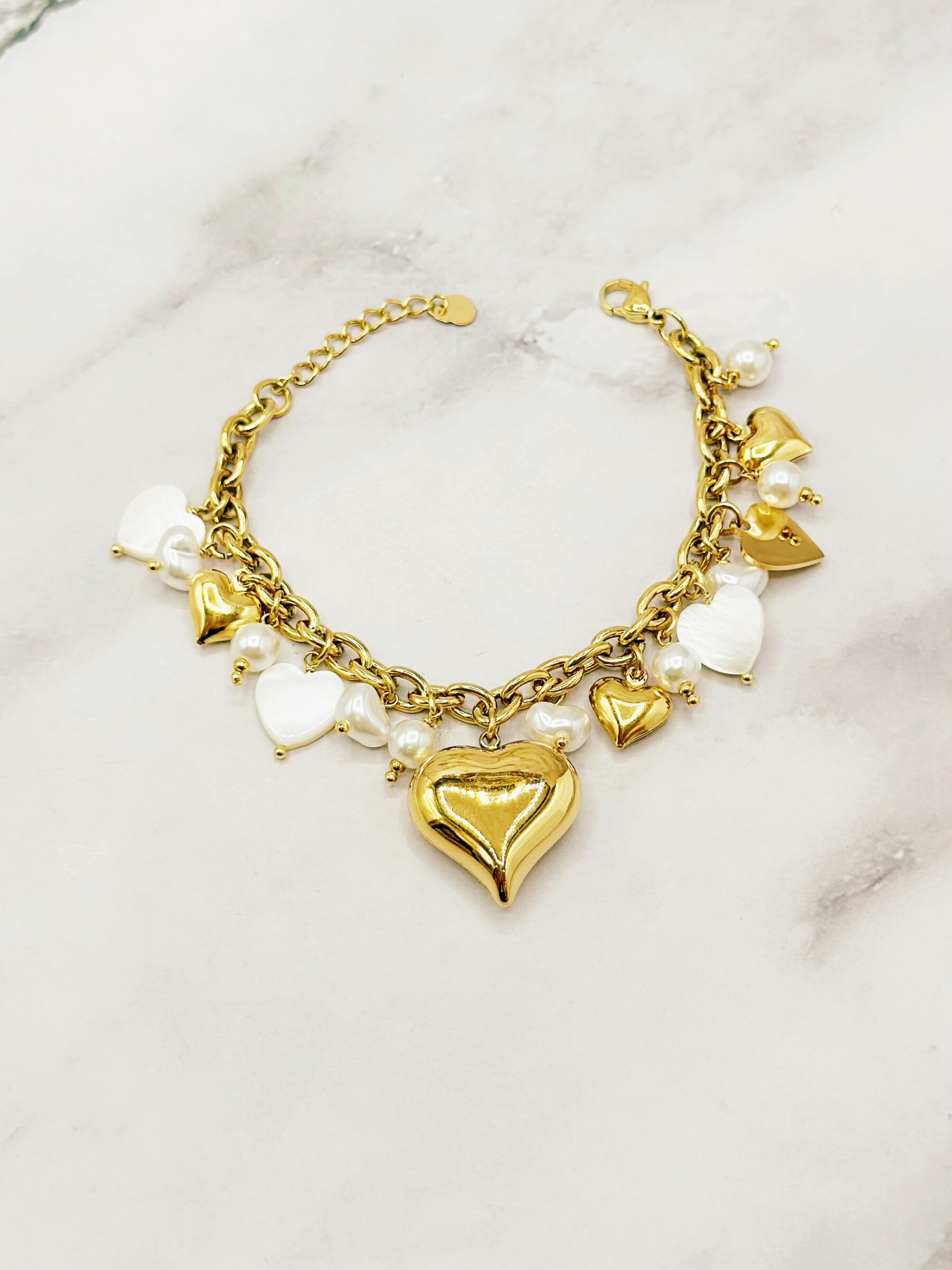 Wholesaler Emily - Adjustable stainless steel bracelet Charms