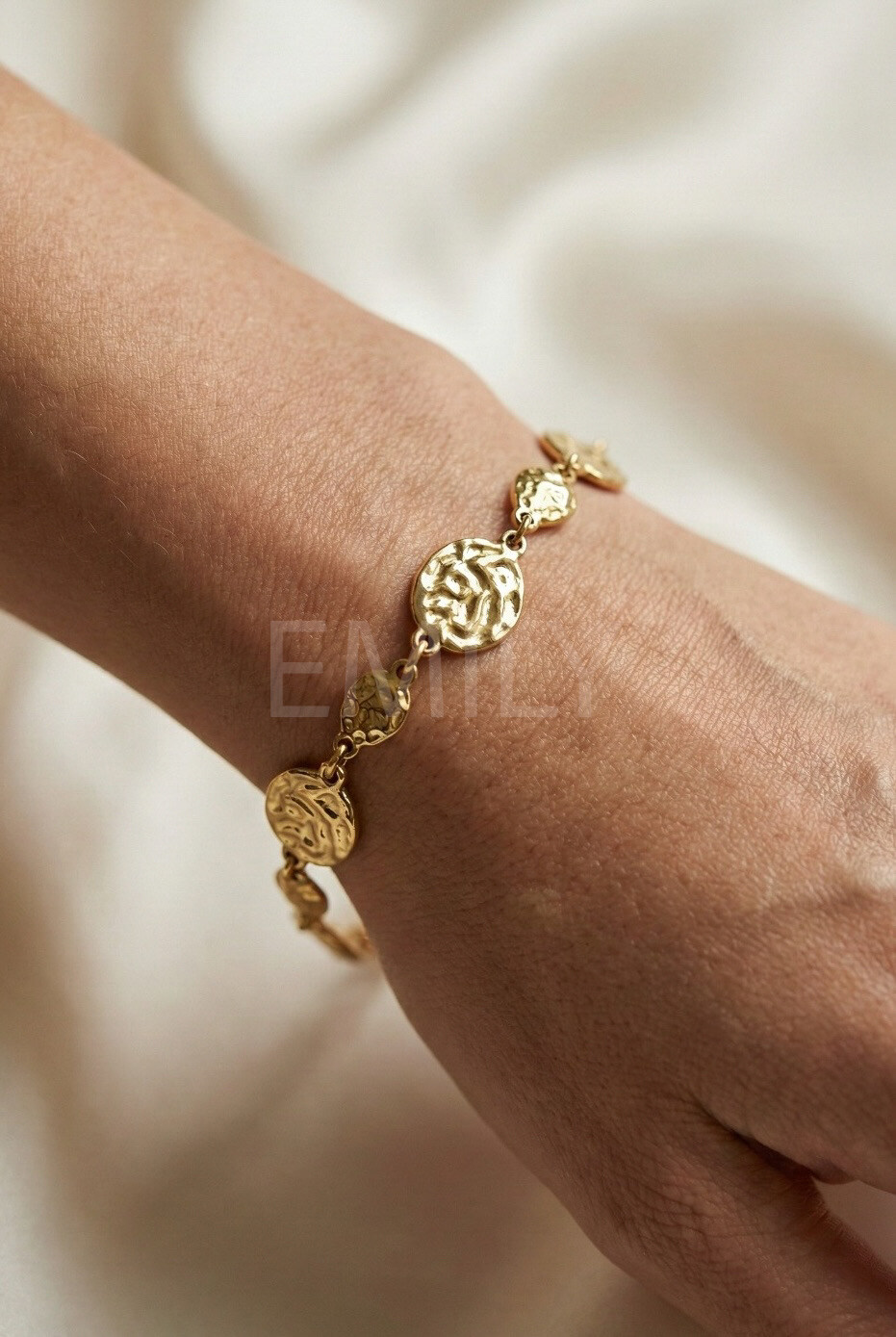 Grossista Emily - Bracciale regolabile in acciaio inossidabile