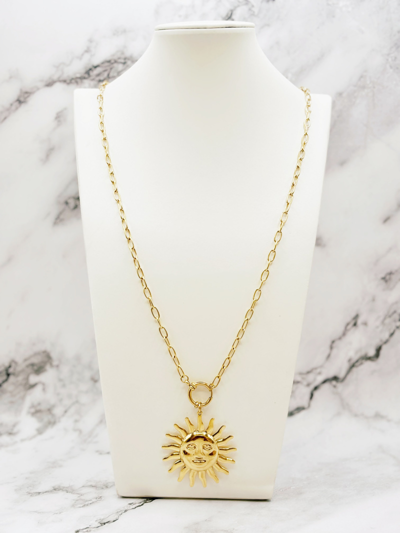 Wholesaler Emily - Adjustable stainless steel necklace Shells