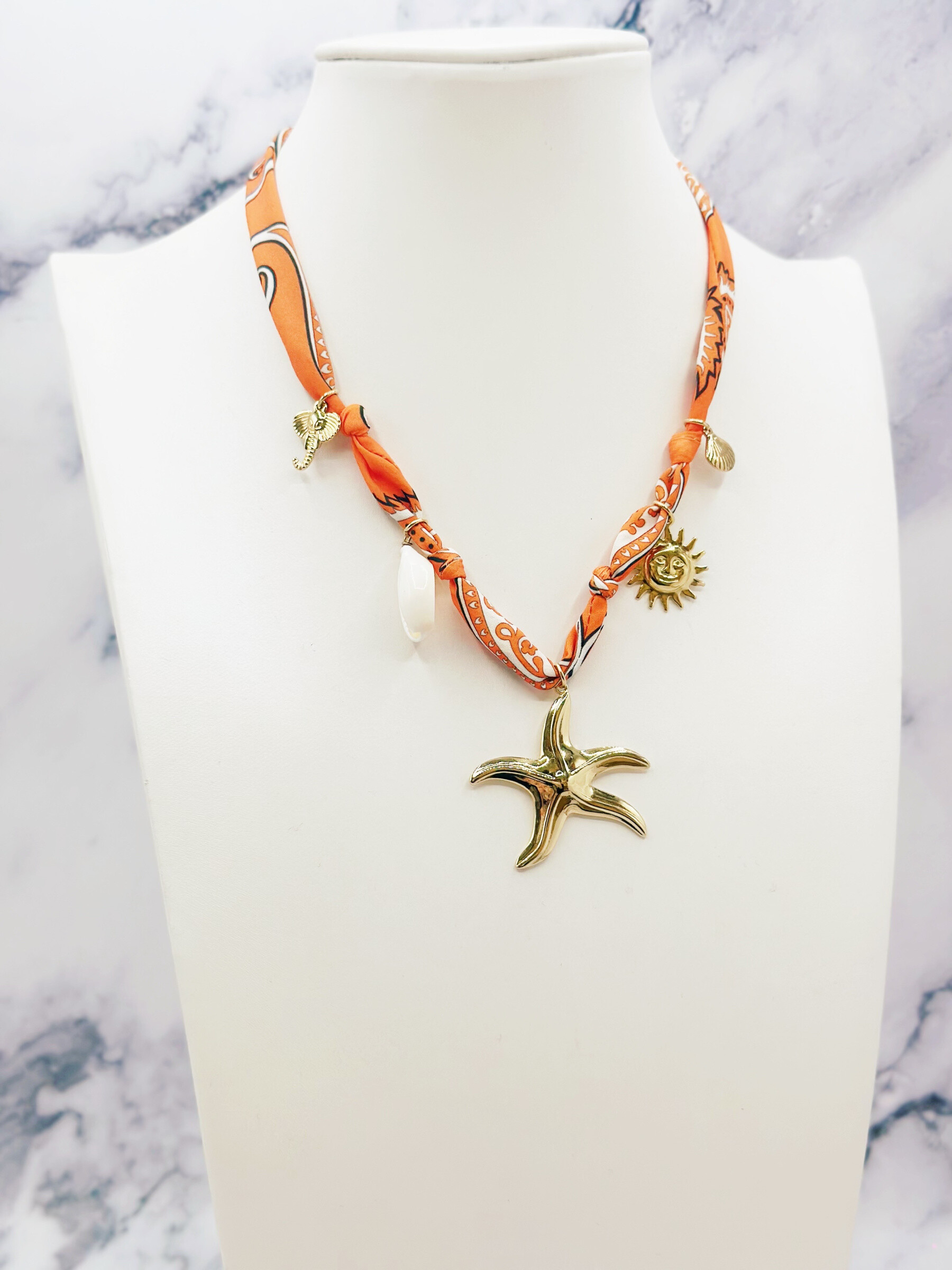 Wholesaler Emily - Adjustable stainless steel necklace Charms