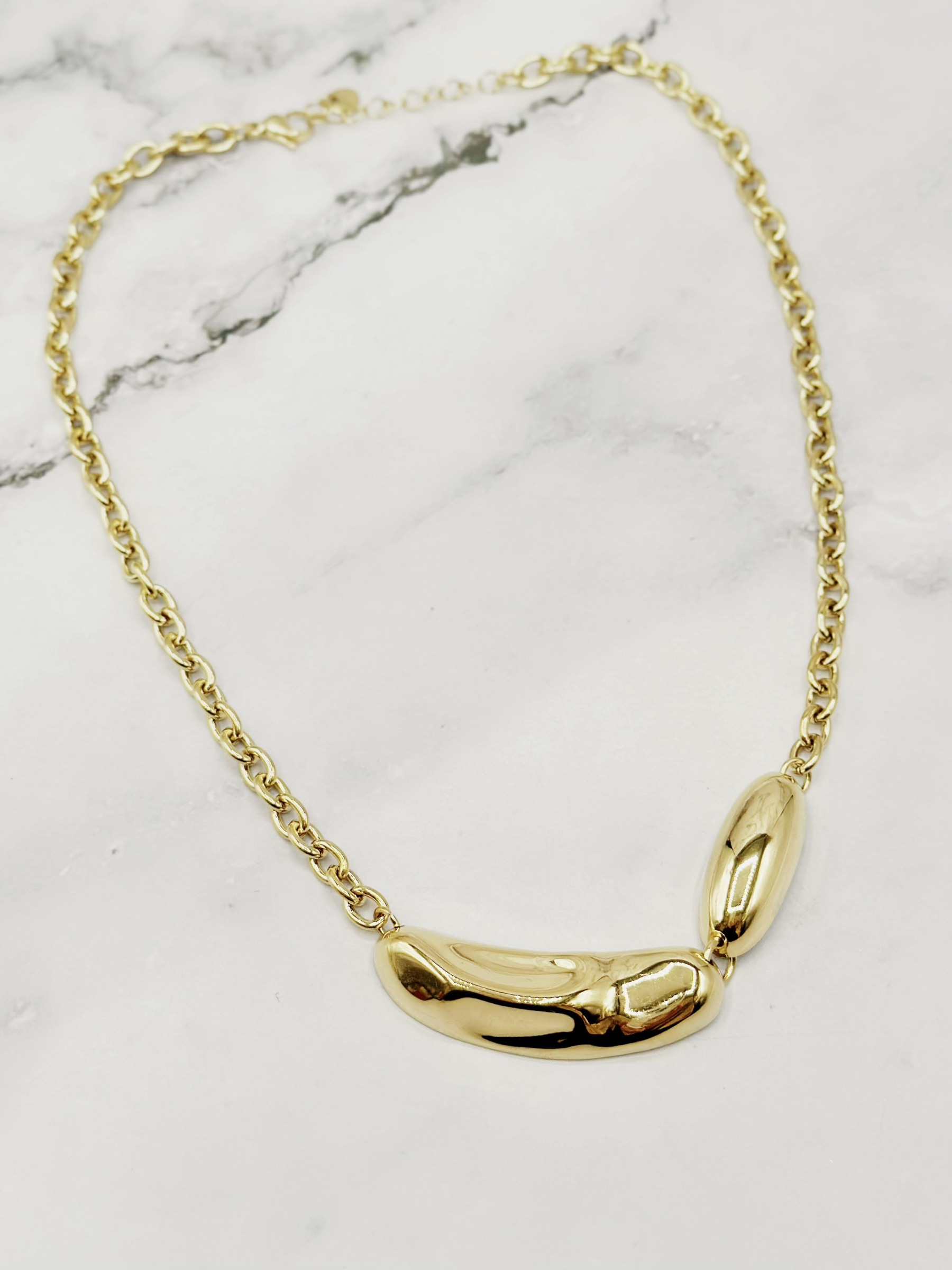 Wholesaler Emily - Adjustable Stainless Steel Necklace Organic Lockets