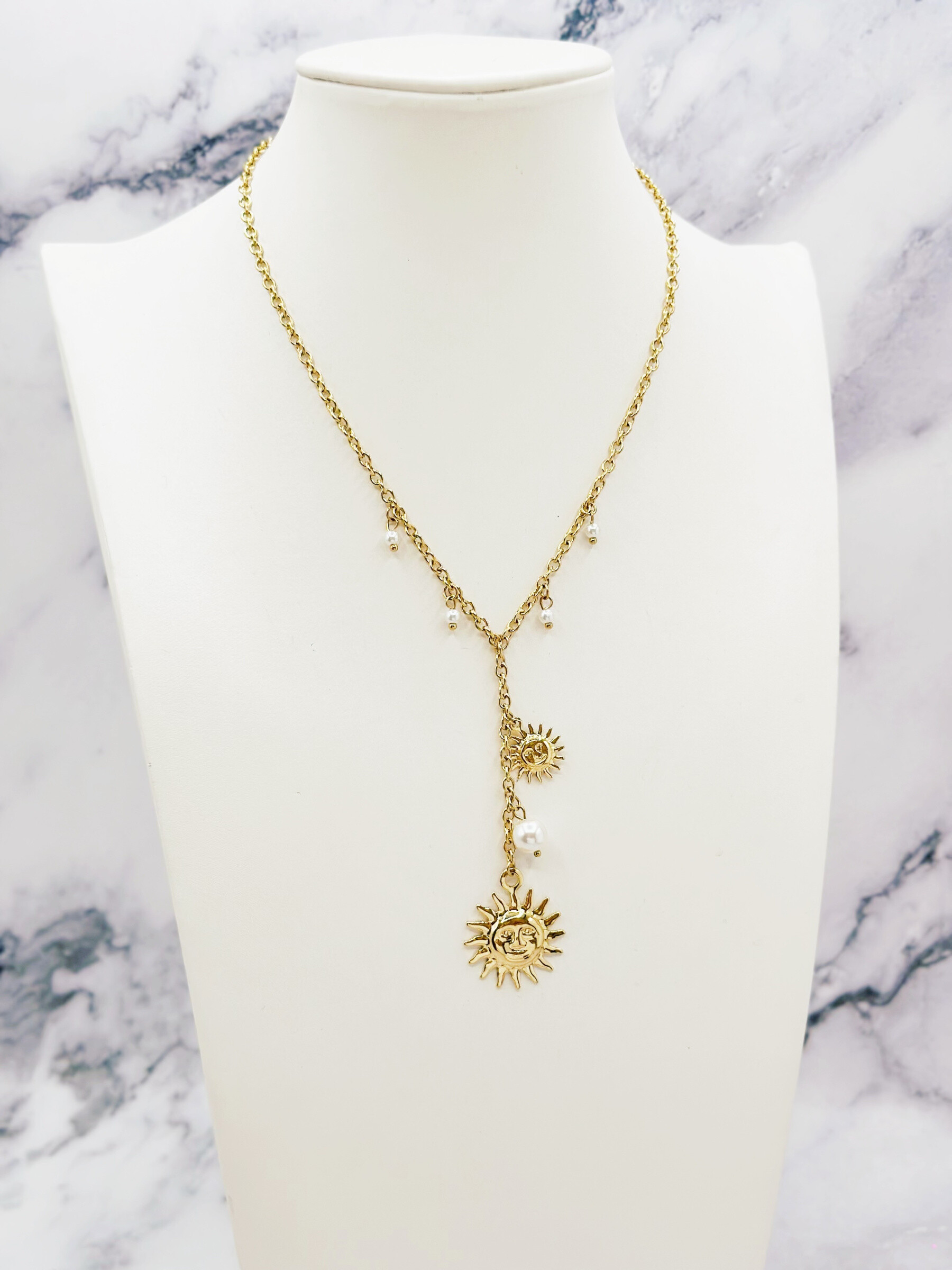Mayorista Emily - Collar ajustable de acero Conchas