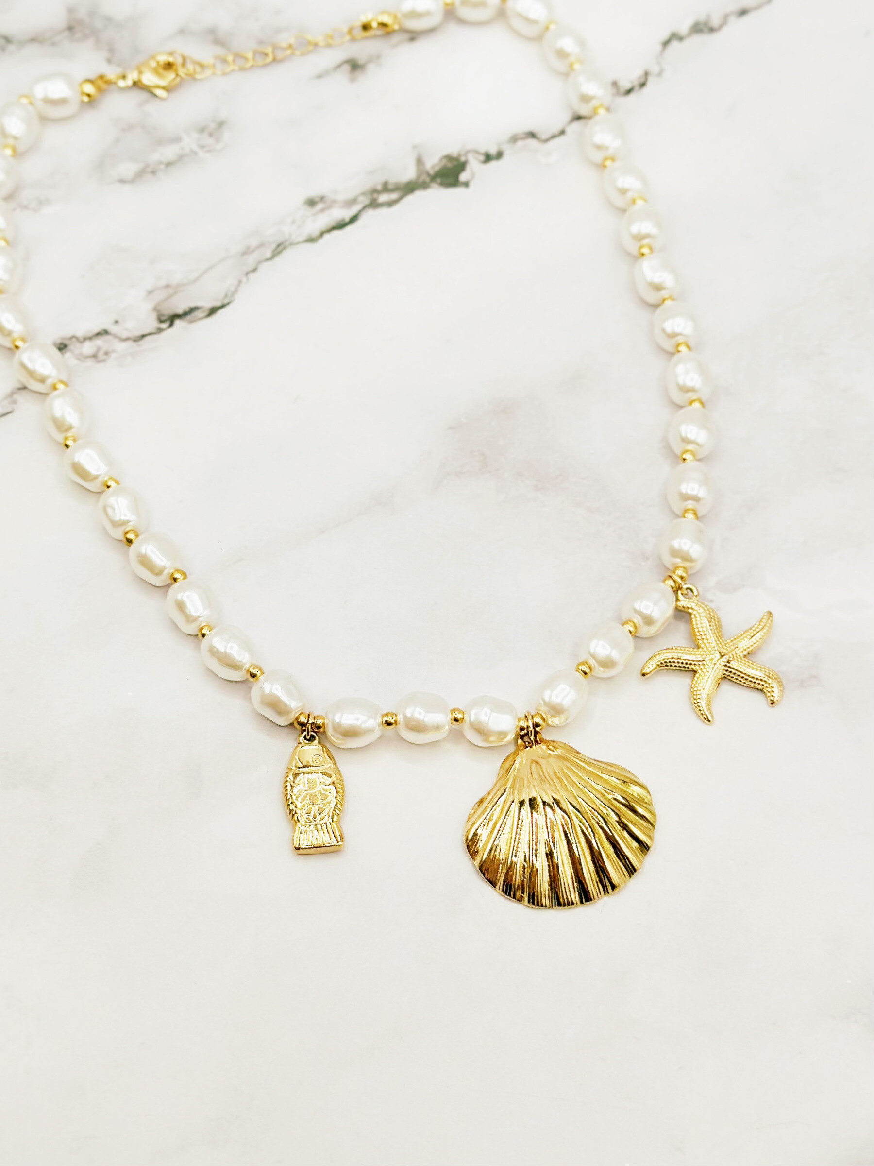 Wholesaler Emily - Adjustable stainless steel necklace Charms