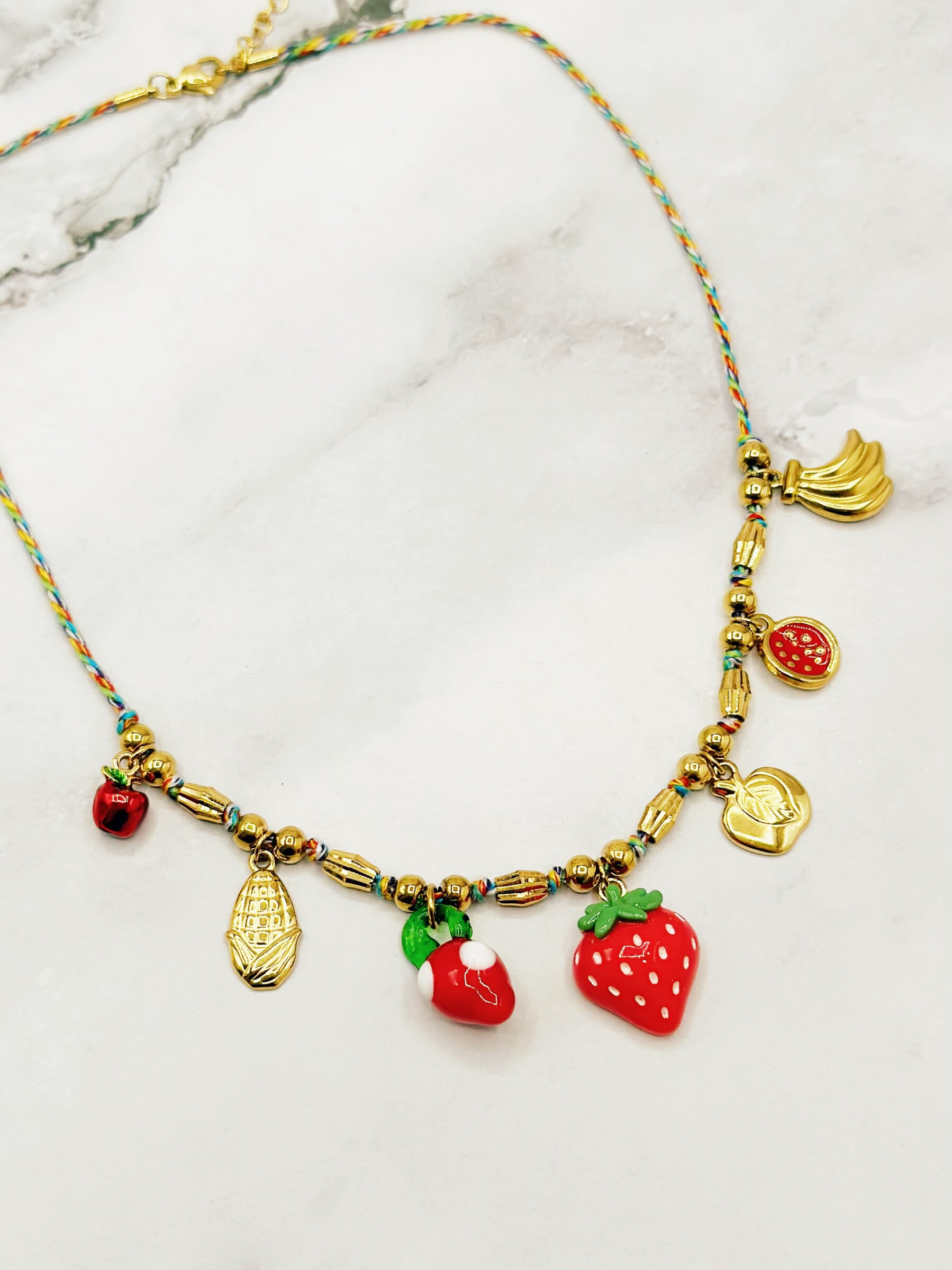 Wholesaler Emily - Adjustable stainless steel necklace Charms