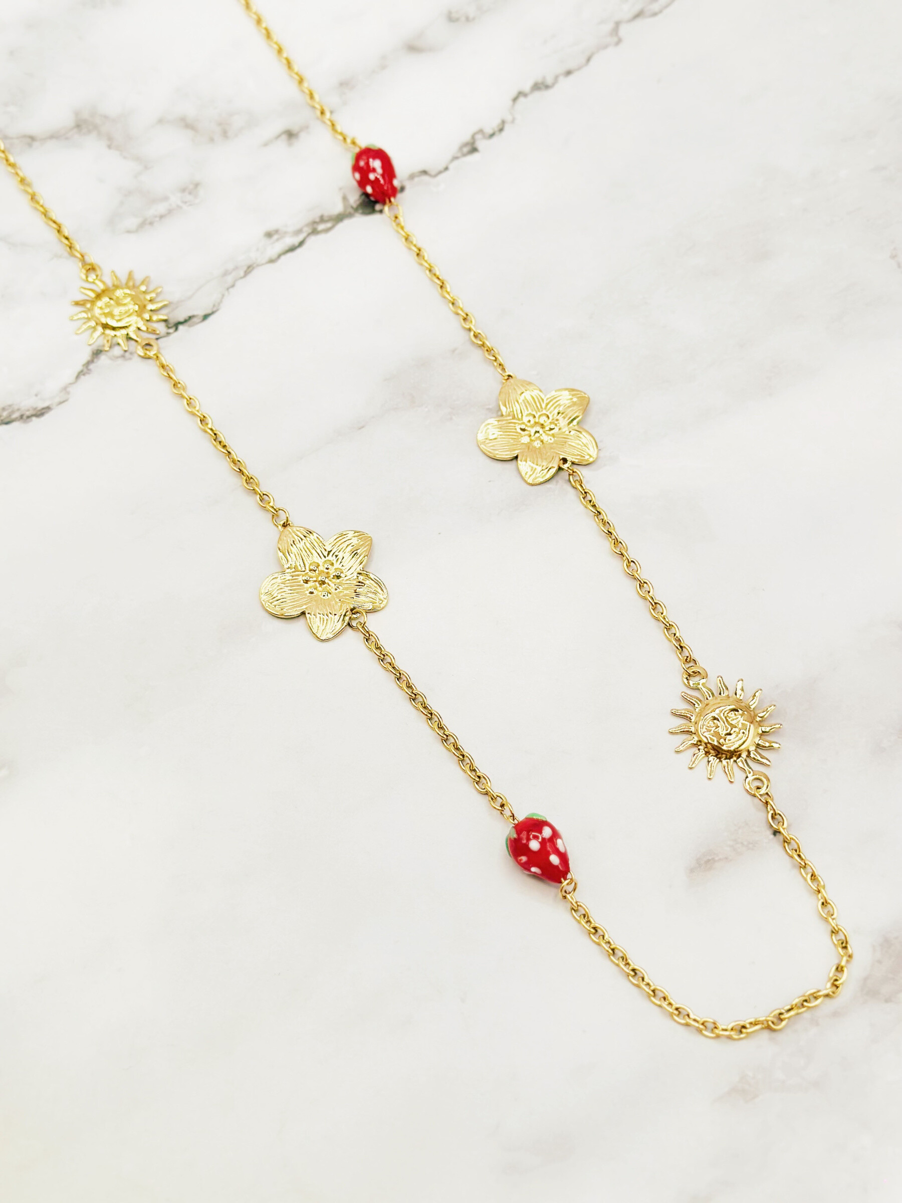 Wholesaler Emily - Adjustable Stainless steel necklace Cross steel