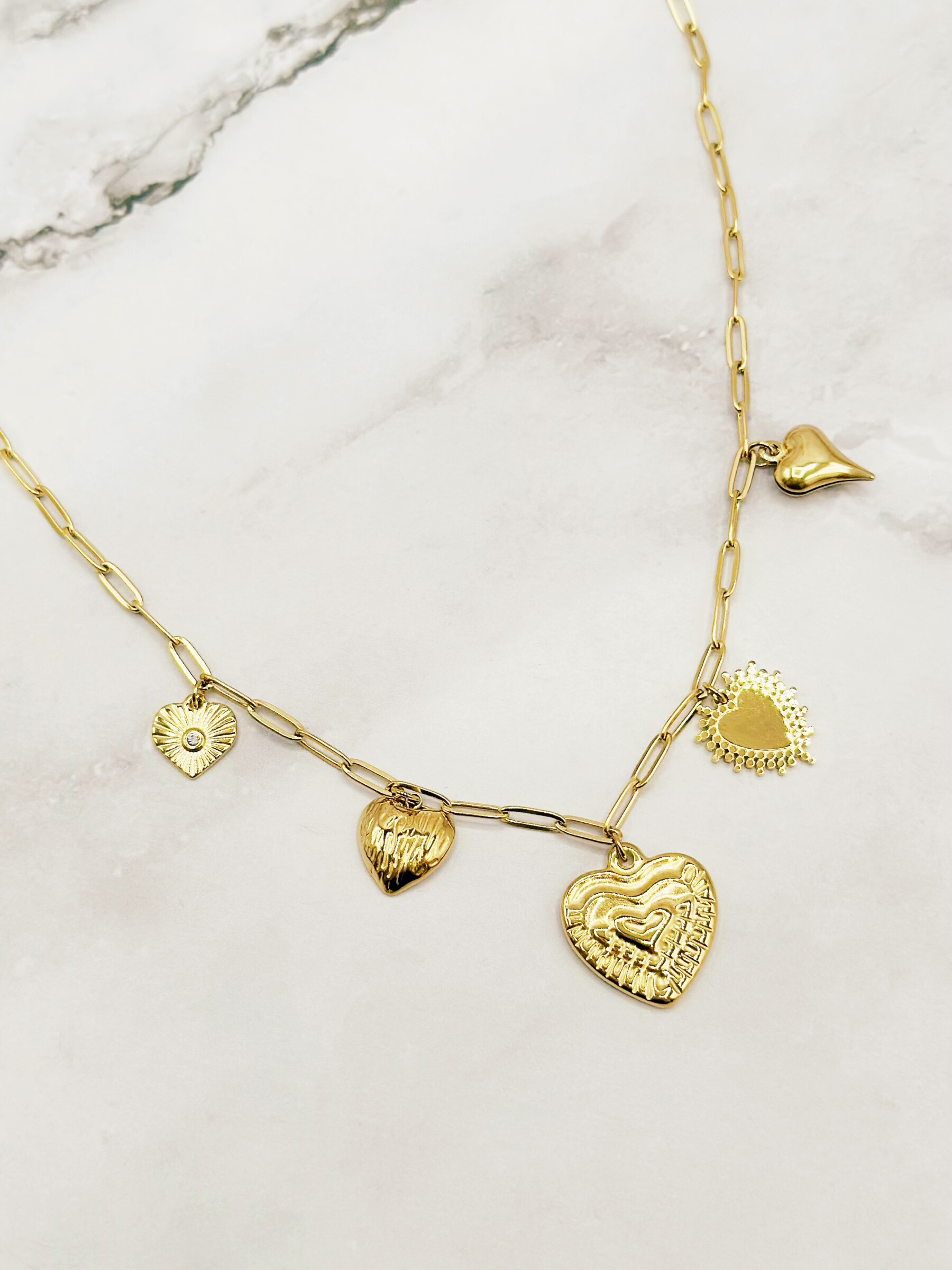 Wholesaler Emily - Adjustable stainless steel necklace Charms