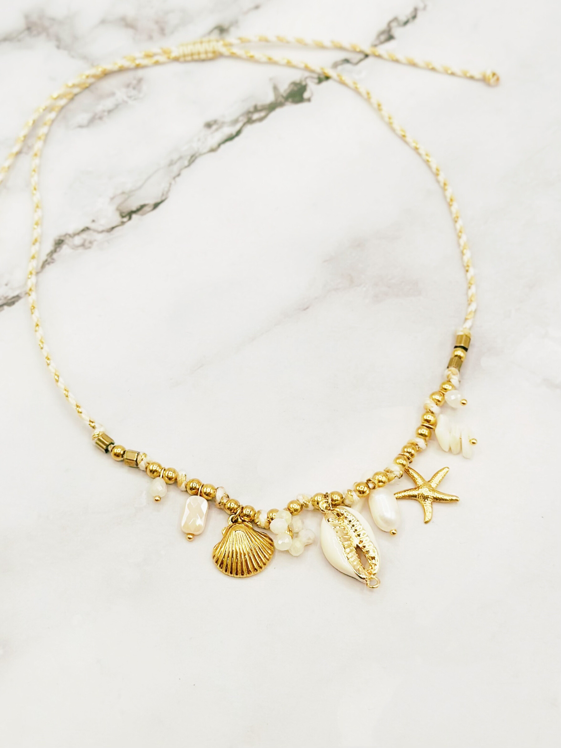 Wholesaler Emily - Adjustable stainless steel necklace Charms