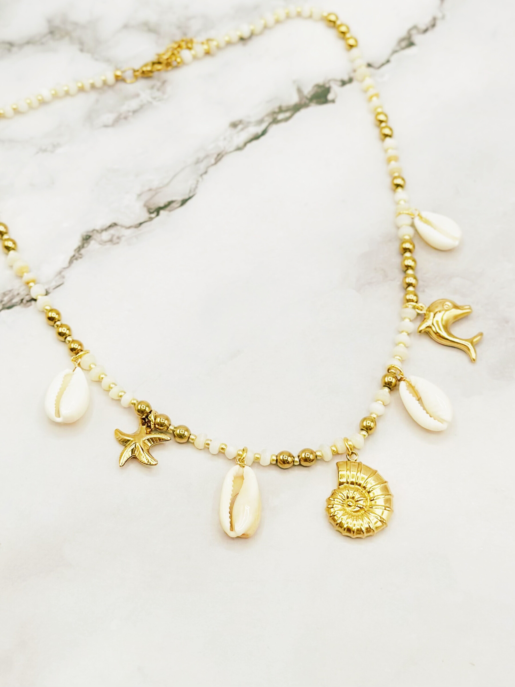 Wholesaler Emily - Adjustable stainless steel necklace Charms