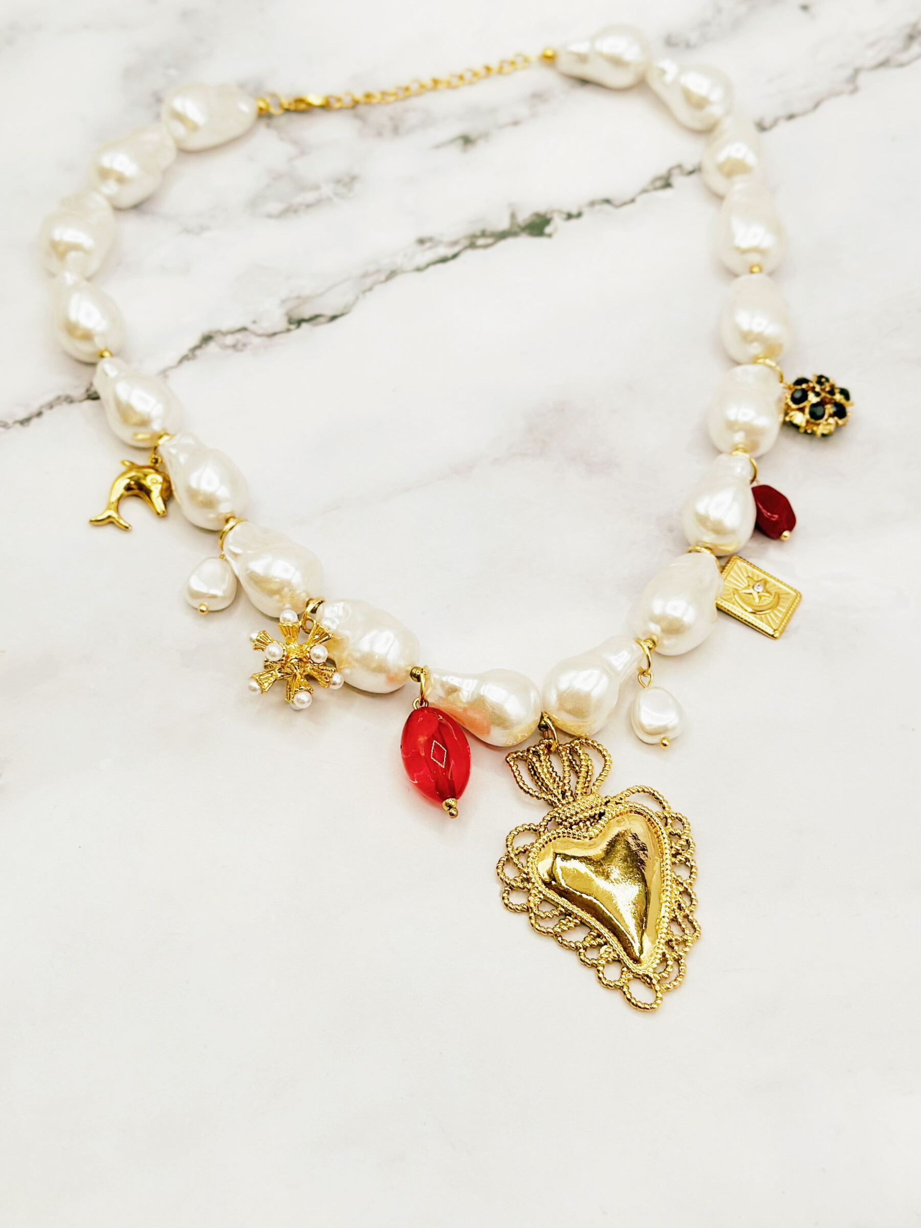 Wholesaler Emily - Adjustable stainless steel necklace Charms