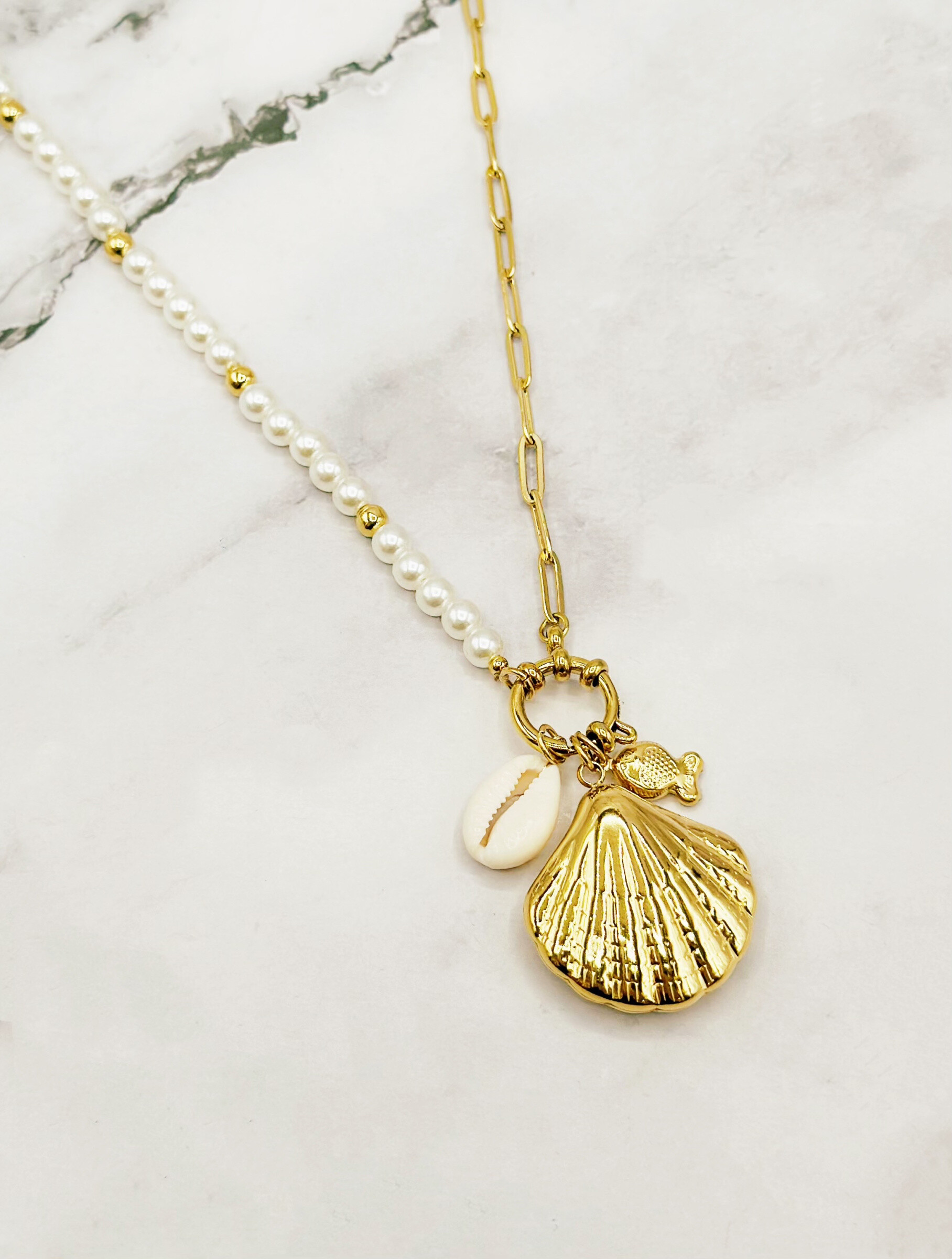 Wholesaler Emily - Adjustable stainless steel necklace Charms