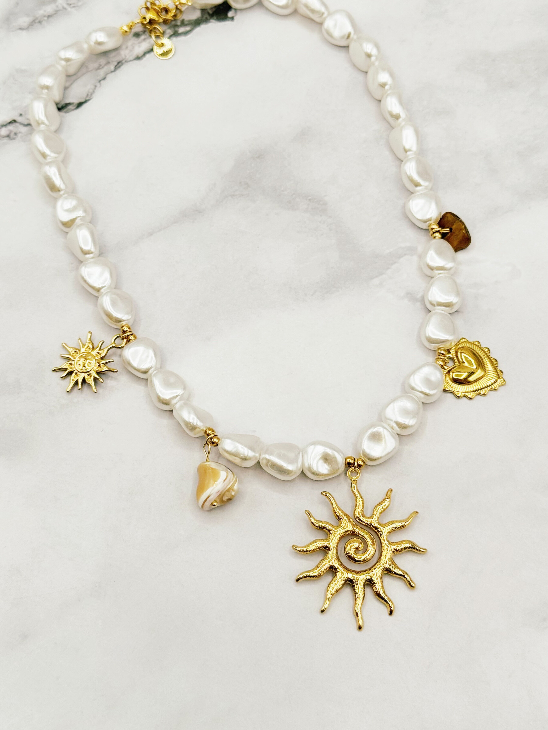 Wholesaler Emily - Adjustable stainless steel necklace Charms