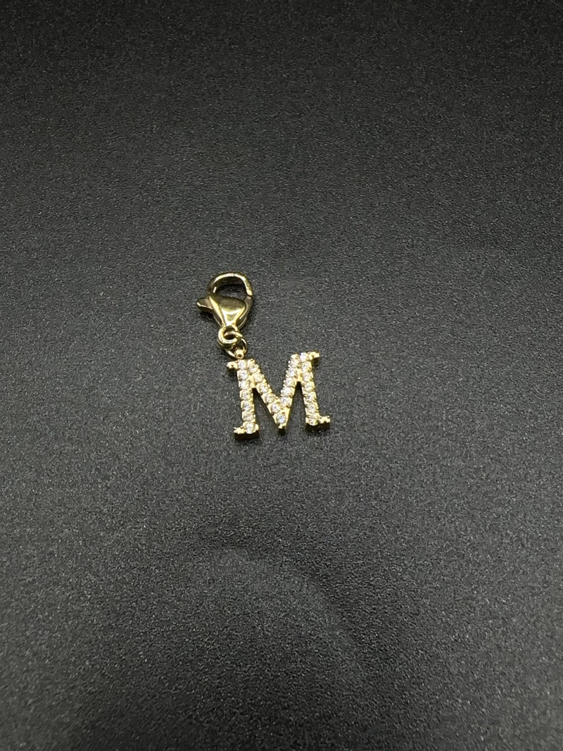 Wholesaler Emily - Stainless steel charm strass numbers