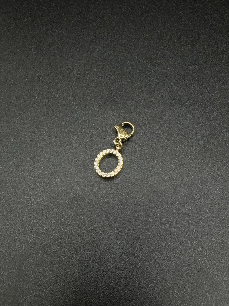 Wholesaler Emily - Stainless steel charm strass numbers