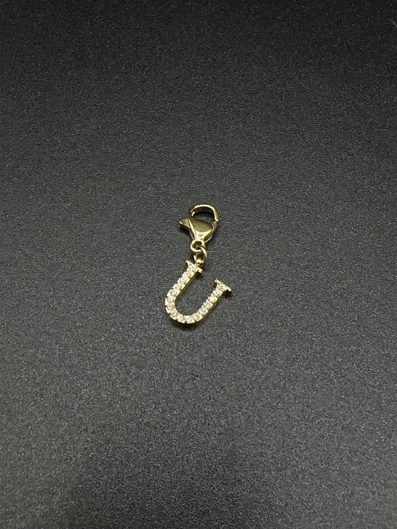 Wholesaler Emily - Stainless steel charm strass numbers
