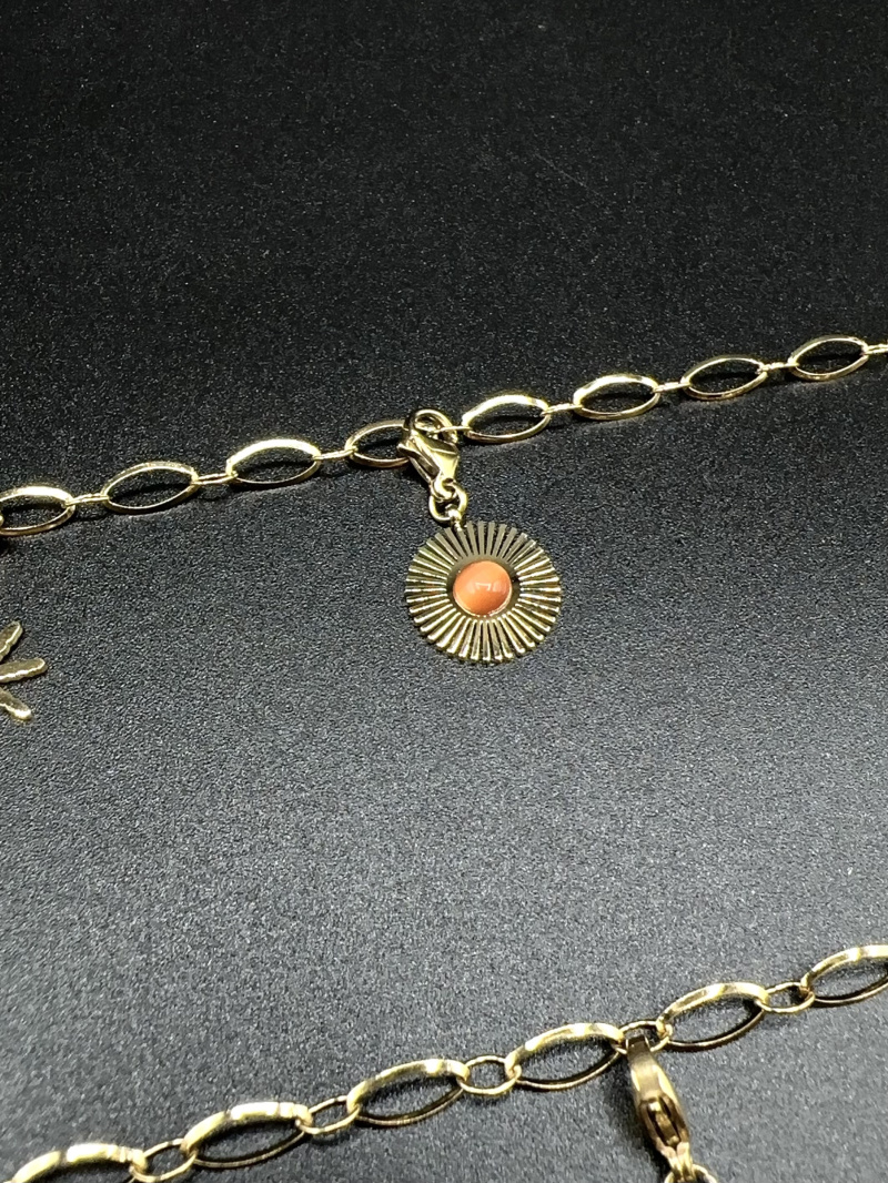Mayorista Emily - Charm de acero inoxidable con strass