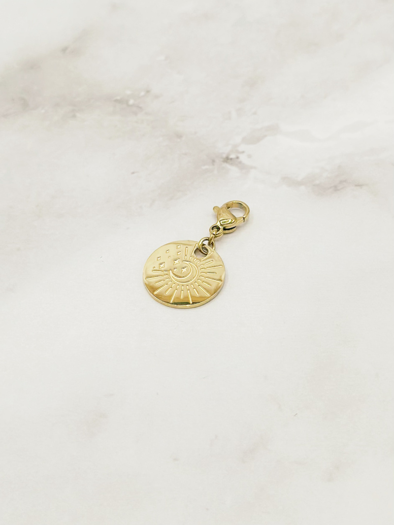 Wholesaler Emily - Stainless steel charm strass numbers