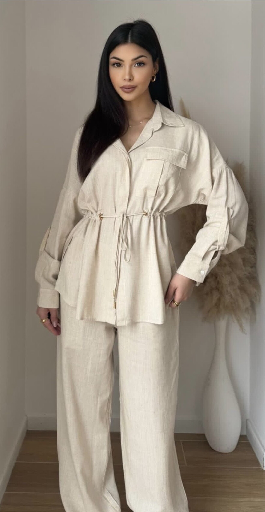 Wholesaler Emma & Ashley design - LINEN SHIRT