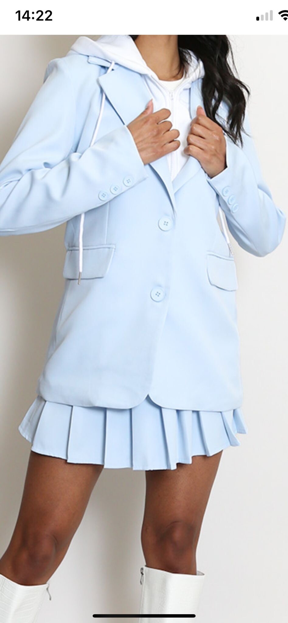Wholesaler Emma & Ashley design - Short folded skirt with shorts inside